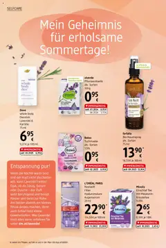 dm drogerie markt Journal Juli 2025  gültig ab 10.07.2025 | Seite: 4 | Produkte: Dusche, Parfüm, Duft, Tee