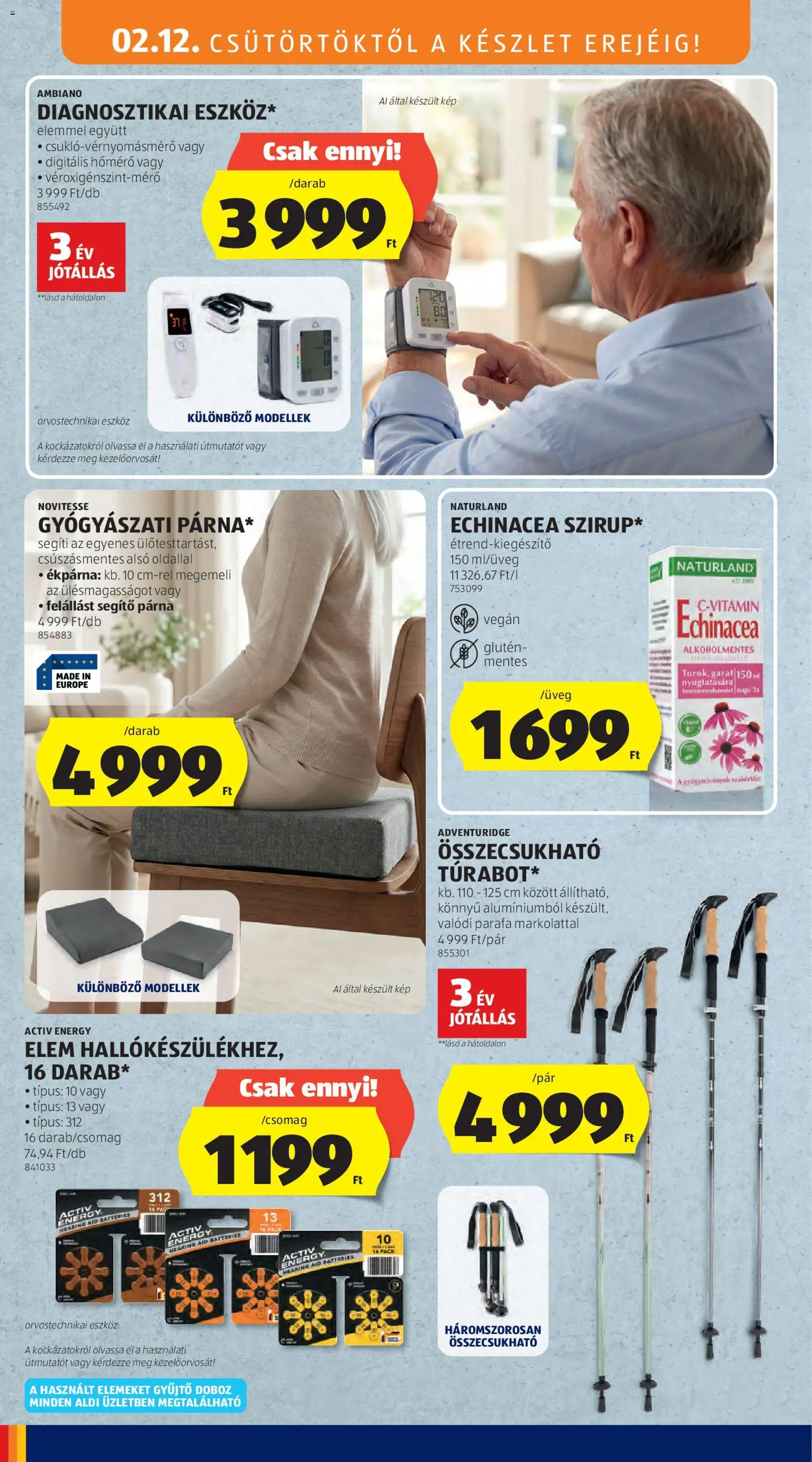 Aldi akciós ujság - amely érvényes a következő dátumtól: 12.02.2026 | Oldal: 8