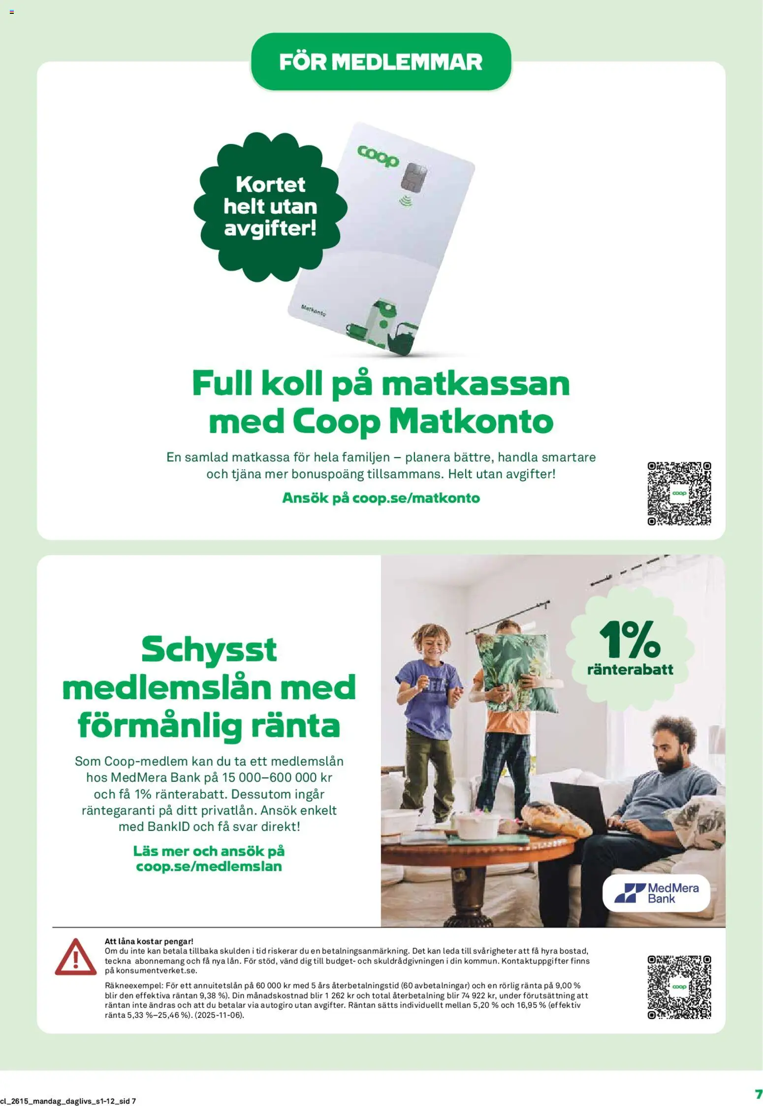 Coop Daglivs reklamblad aktuell från 07.04.2026 | Sida: 7