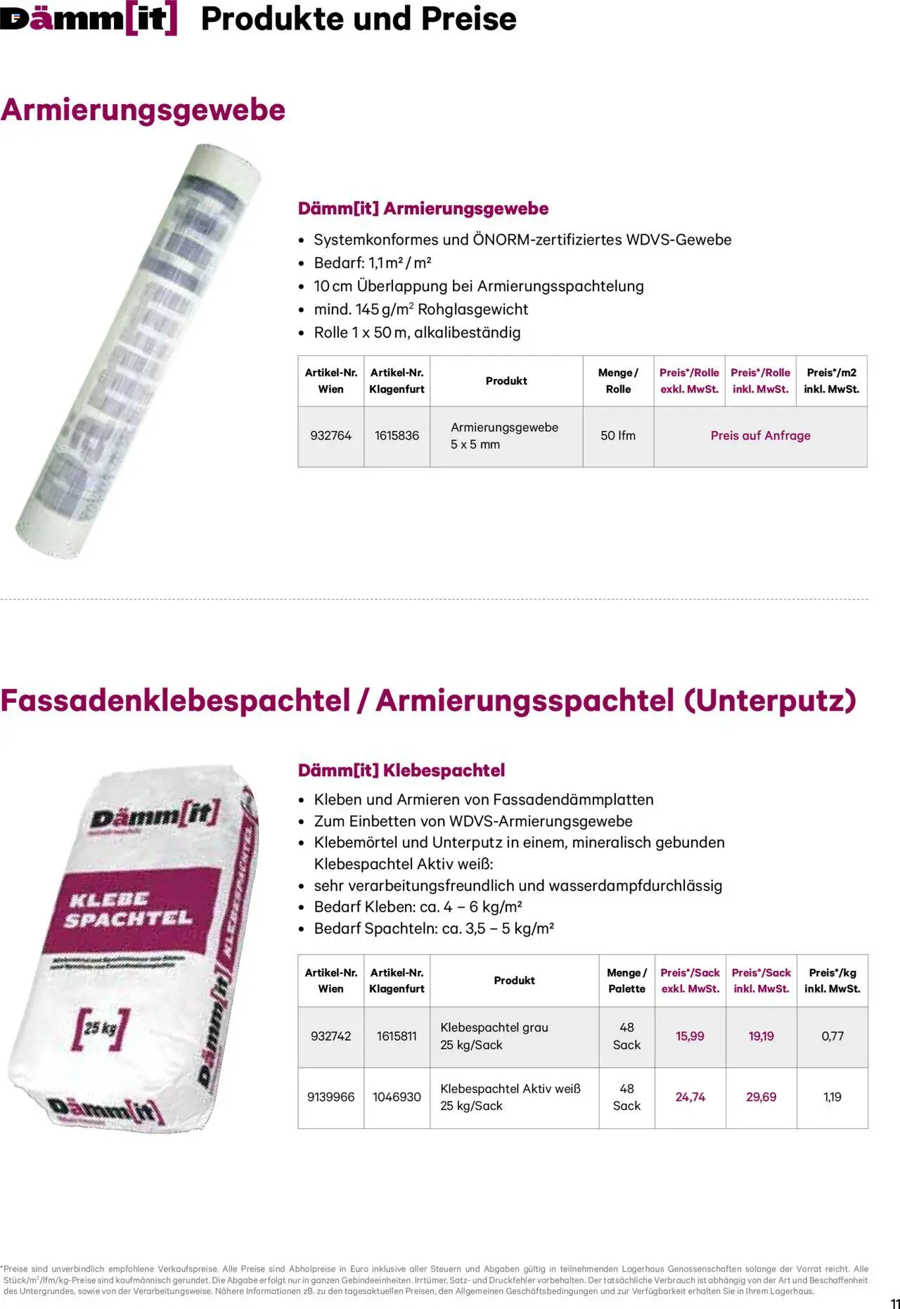 Lagerhaus Dämm[it] Katalog 2025 gültig ab 08.01.2025 | Seite: 11