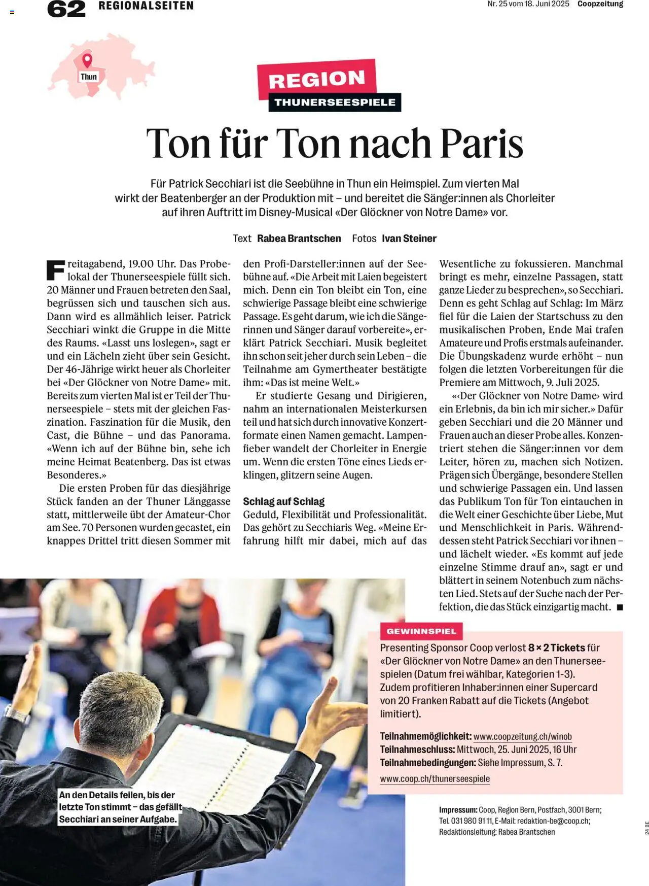 Coop Magazin ab 18.06.2025 | Seite: 62 | Produkte: Uhr