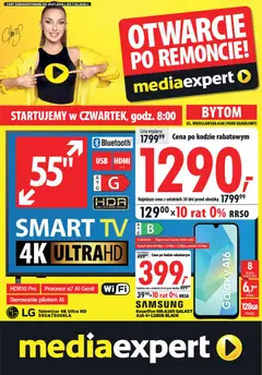 Pogląd oferty "Mediaexpert Gazetka - Otwarcie po remoncie Bytom" - ważna od 29.01.2026