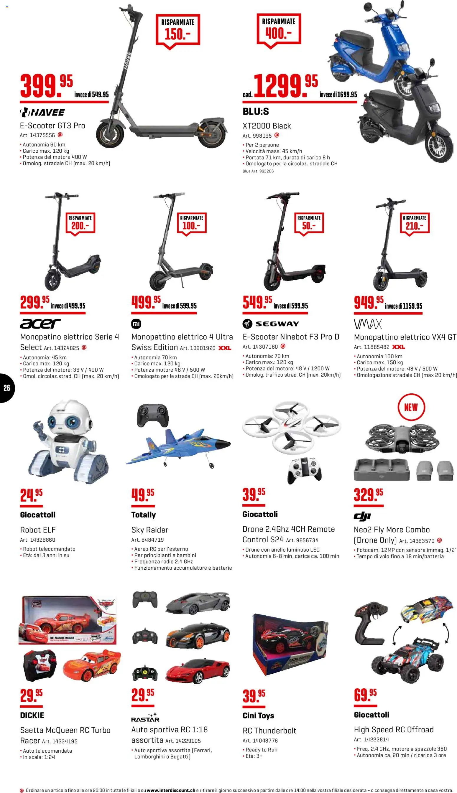 Interdiscount Aktionen IT – gültig ab 08.12.2025 | Seite: 26 | Produkte: Batterie, Radio