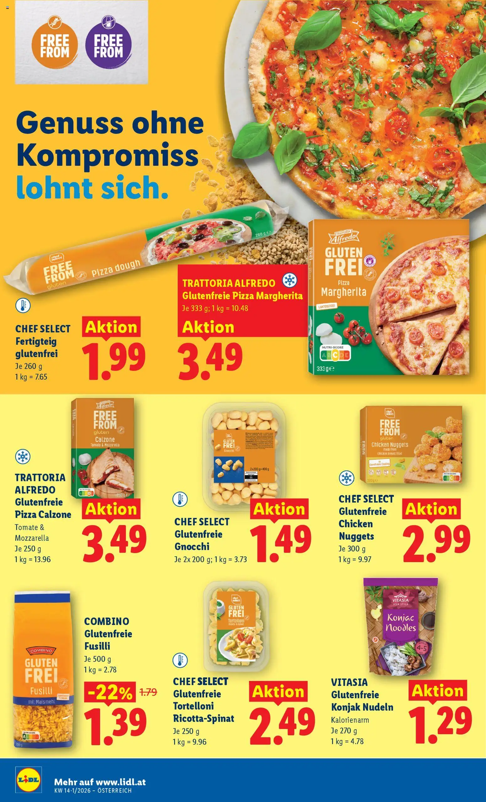 Lidl Flugblatt - Eisenstadt, Ebenfurth, Mattersburg gültig ab 26.03.2026 | Seite: 39 | Produkte: Pizza, Nudeln