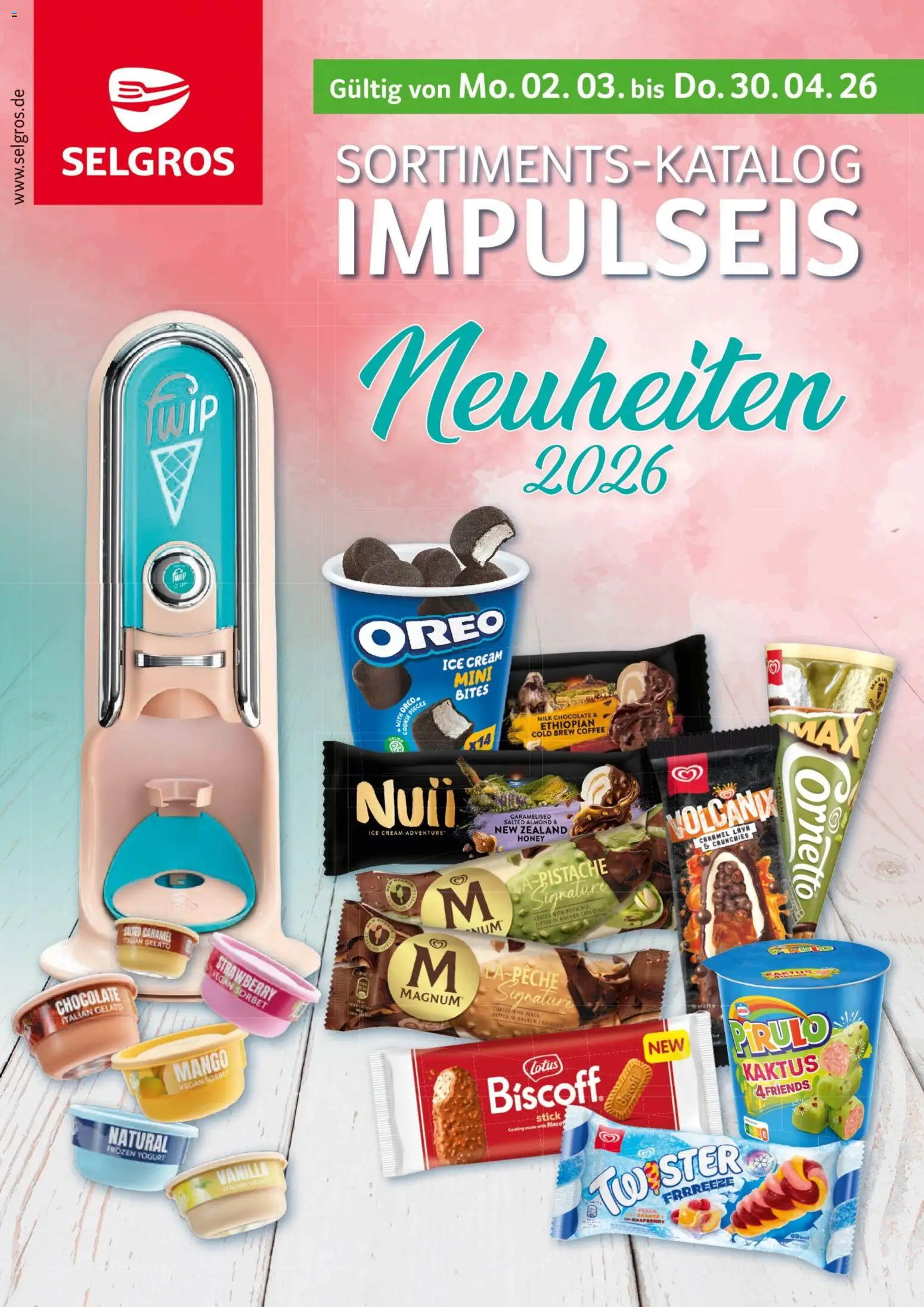 Selgros Sortiments-Katalog Impulseis – gültig ab 02.03.2026 | Seite: 1 | Produkte: Mango