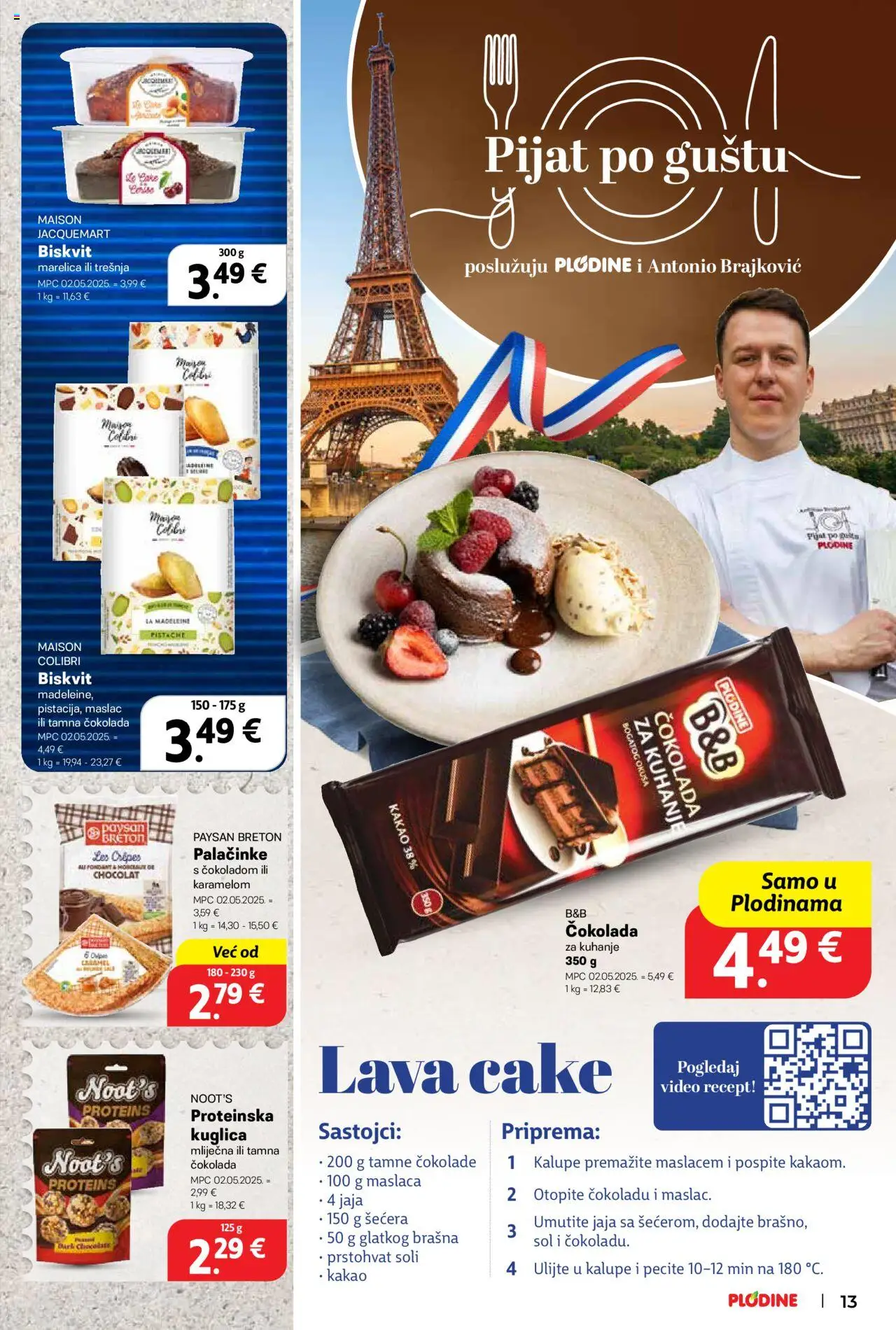Plodine katalog | vrijedi od 02.07.2025 | Stranica: 13 | Proizvodi: Maslac, Sol, Kakao, Video