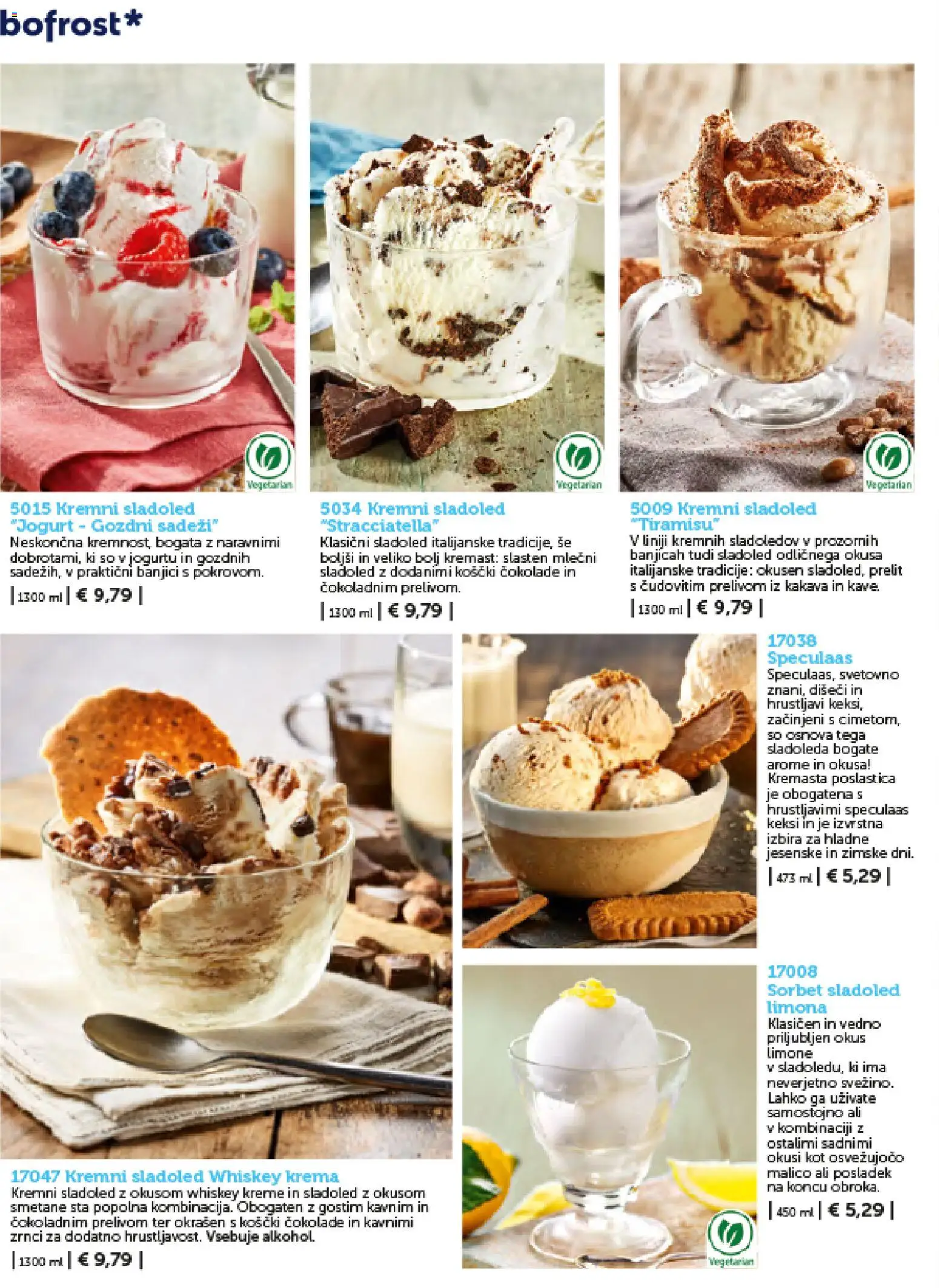 Novi Bofrost katalog ponudbe – veljaven od 01.02.2026 | Stran: 8 | Izdelki: Keksi, Krema, Sladoled, Limona