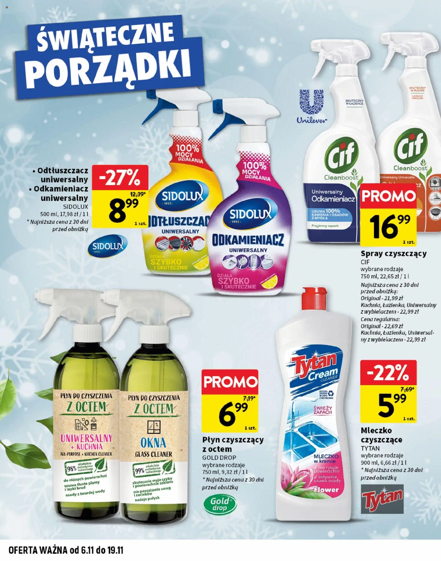 Intermarche Gazetka - Dekoracje i Inspiracje od 06.11.2025 | Strona: 18 | Produkty: Cleaner, Zapach