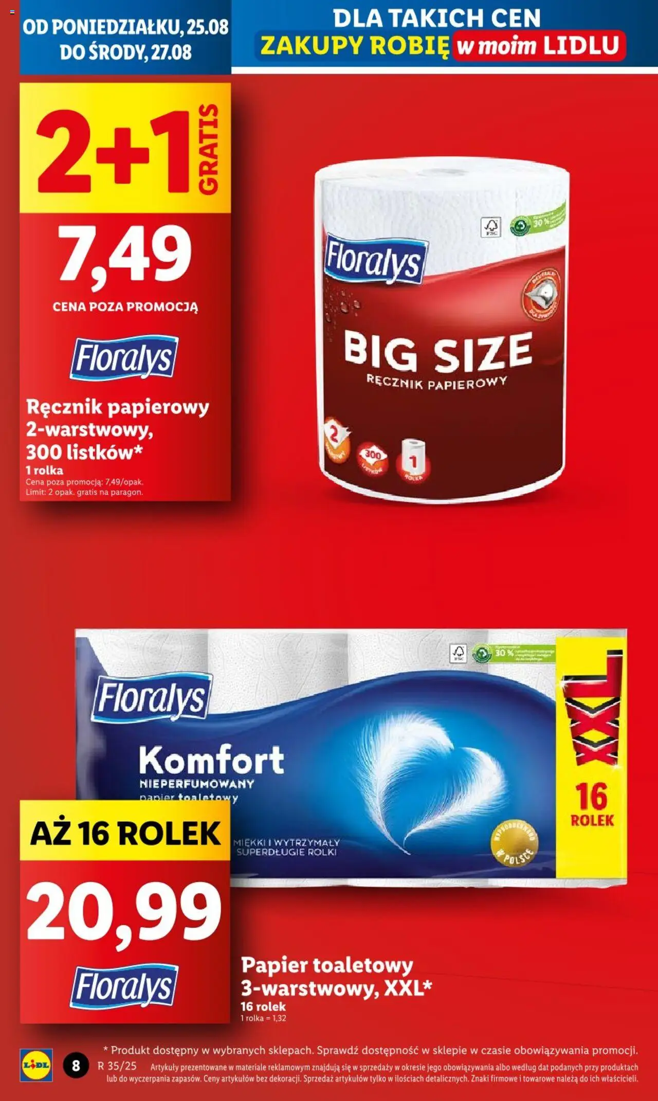 Lidl Gazetka od 25.08.2025 | Strona: 8