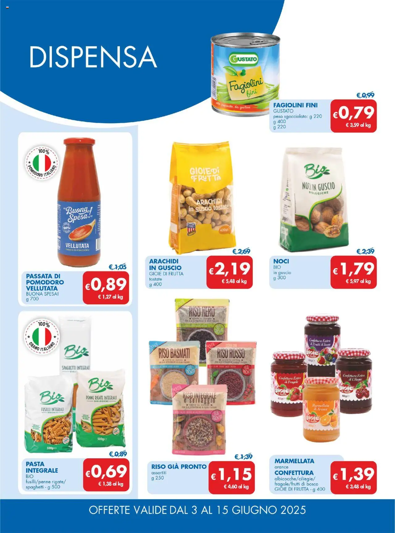 Volantino MD Discount del 03.06.2025 | Pagina: 18 | Prodotti: Riso, Fragole, Fusilli, Marmellata