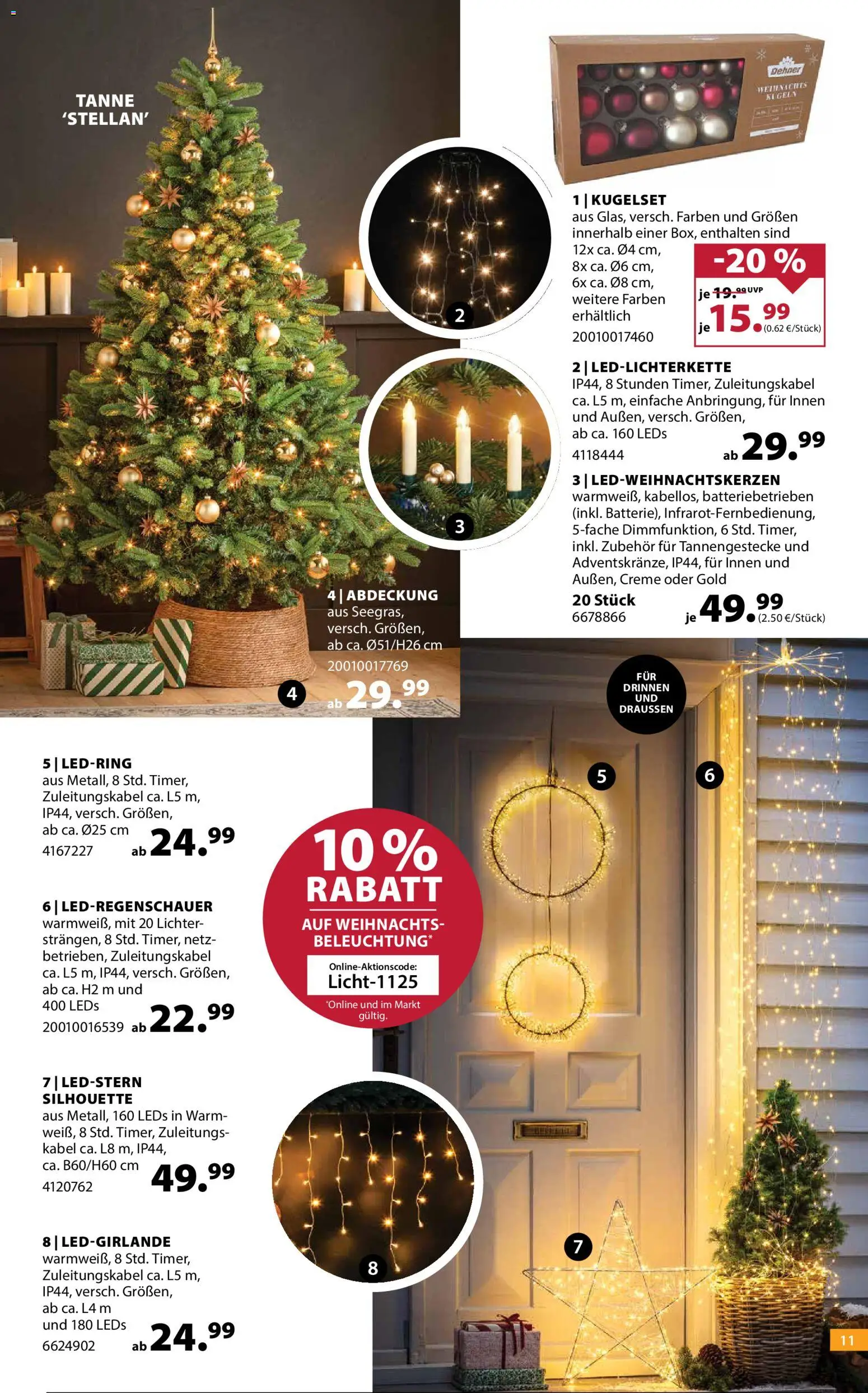 Dehner Prospekt 	 – gültig ab 19.11.2025 | Seite: 11 | Produkte: Kabel, Creme