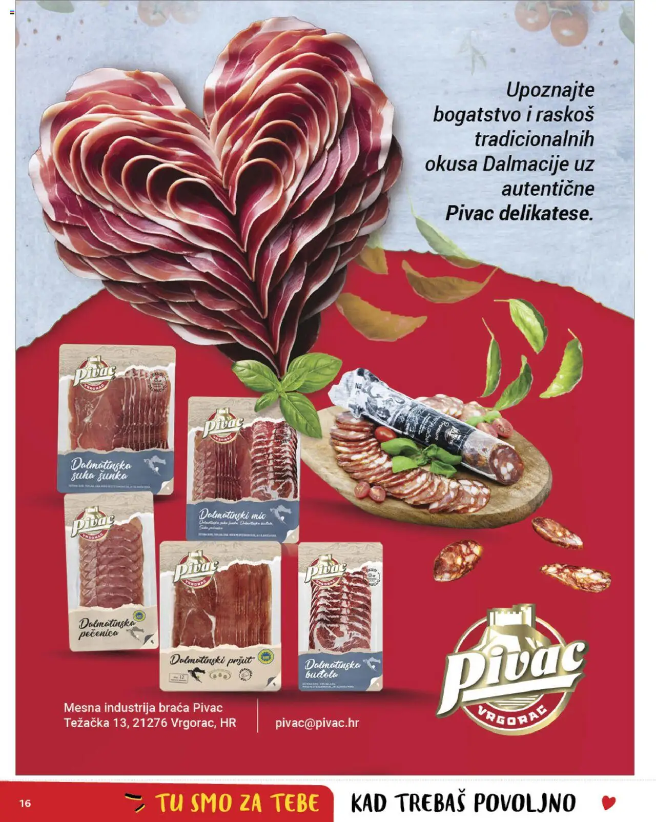 Konzum katalog | vrijedi od 01.10.2025 | Stranica: 16 | Proizvodi: Šunka, Pršut, Buđola