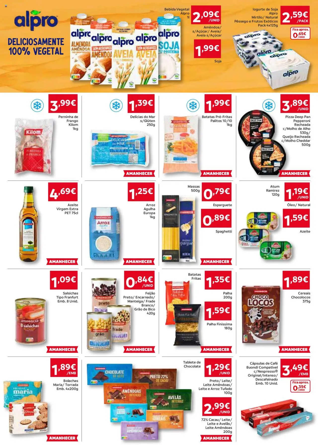 Amanhecer Folheto Madeira │ válido de 18.09.2025 | Página: 3 | Produtos: Aveia, Amêndoas, Avelãs, Frango