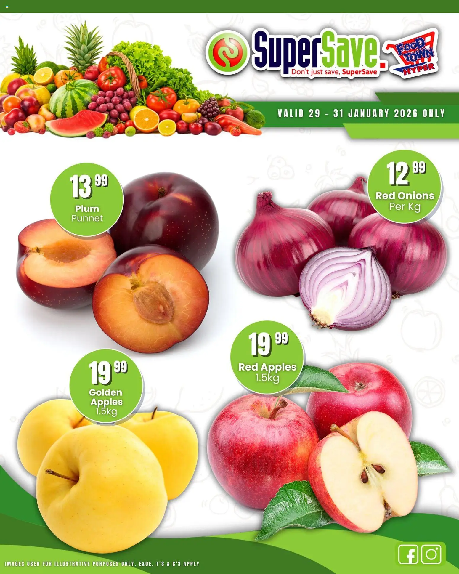 New Super Save catalogue – valid from 29.01.2026 | Page: 2 | Products: Apples, Onions