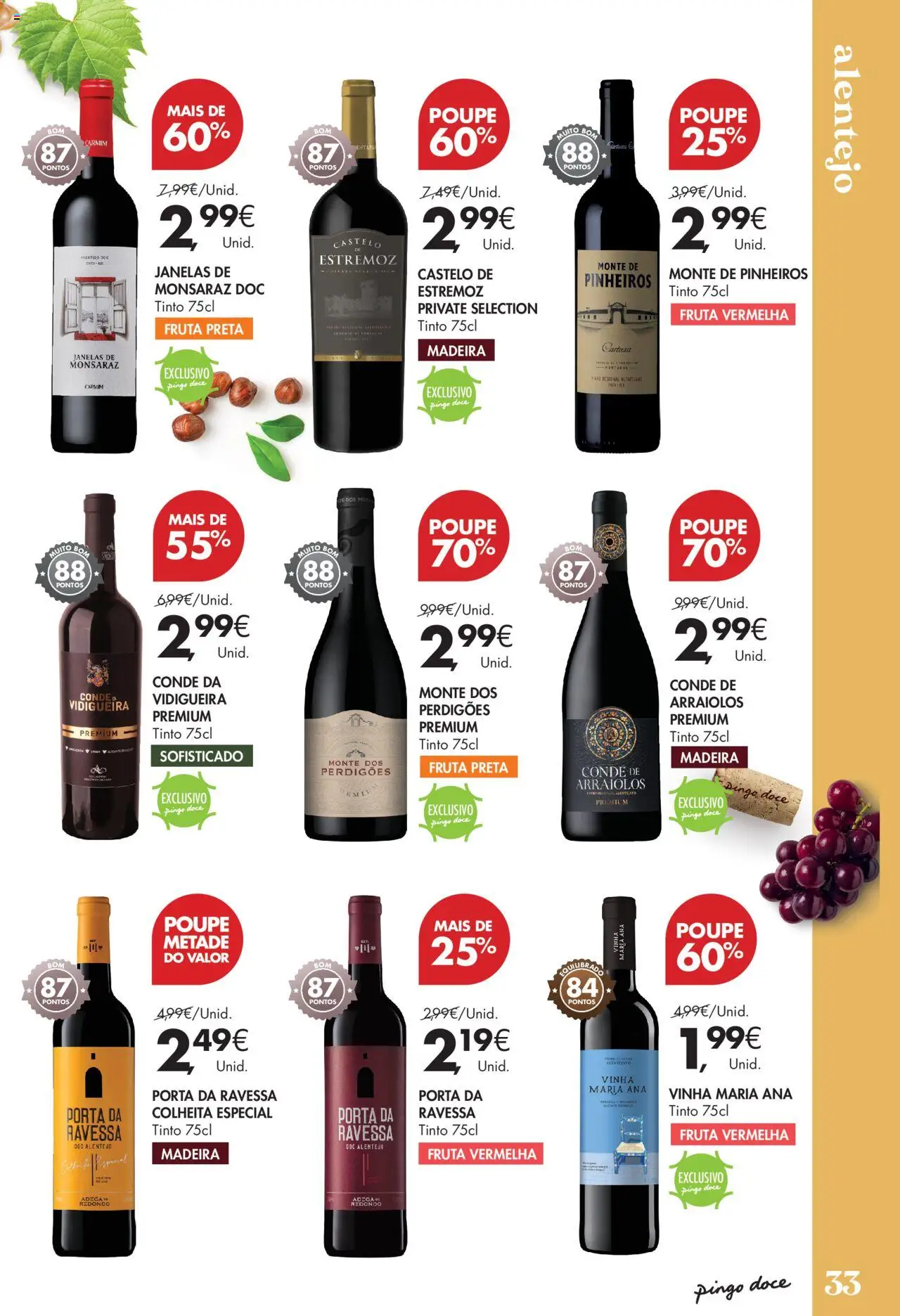 Pingo Doce - Vinhos e Sabores de Portugal Grandes │ válido de 09.09.2025 | Página: 33 | Produtos: Porta