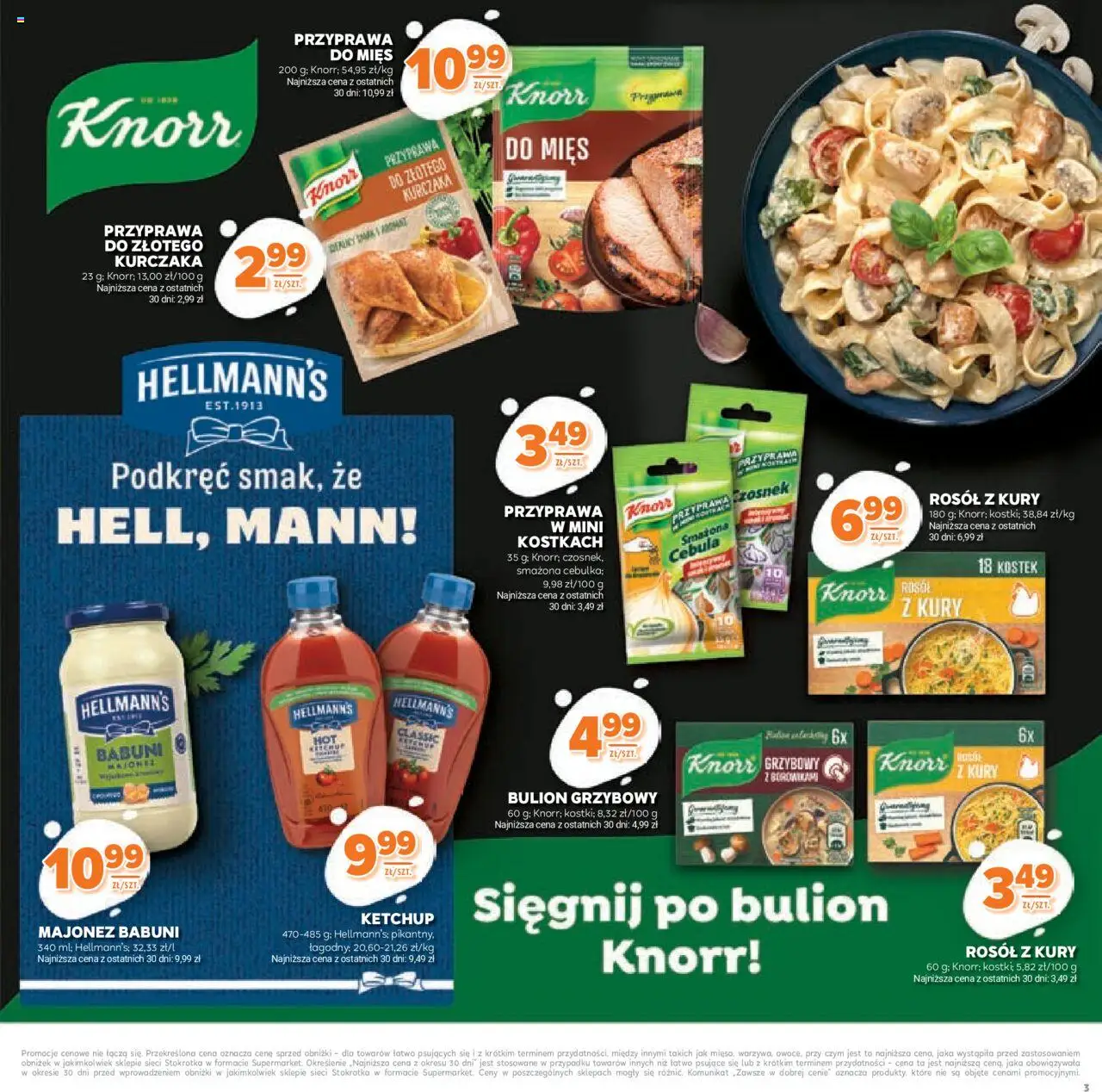 Stokrotka Gazetka - Katalog Kulinarny od 12.06.2025 | Strona: 3 | Produkty: Czosnek, Ketchup, Stokrotka, Majonez