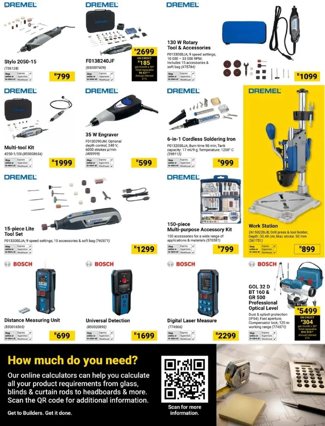 New Builders catalogue – valid from 14.10.2025 | Page: 7 | Products: Bag, Iron, Press, Drill