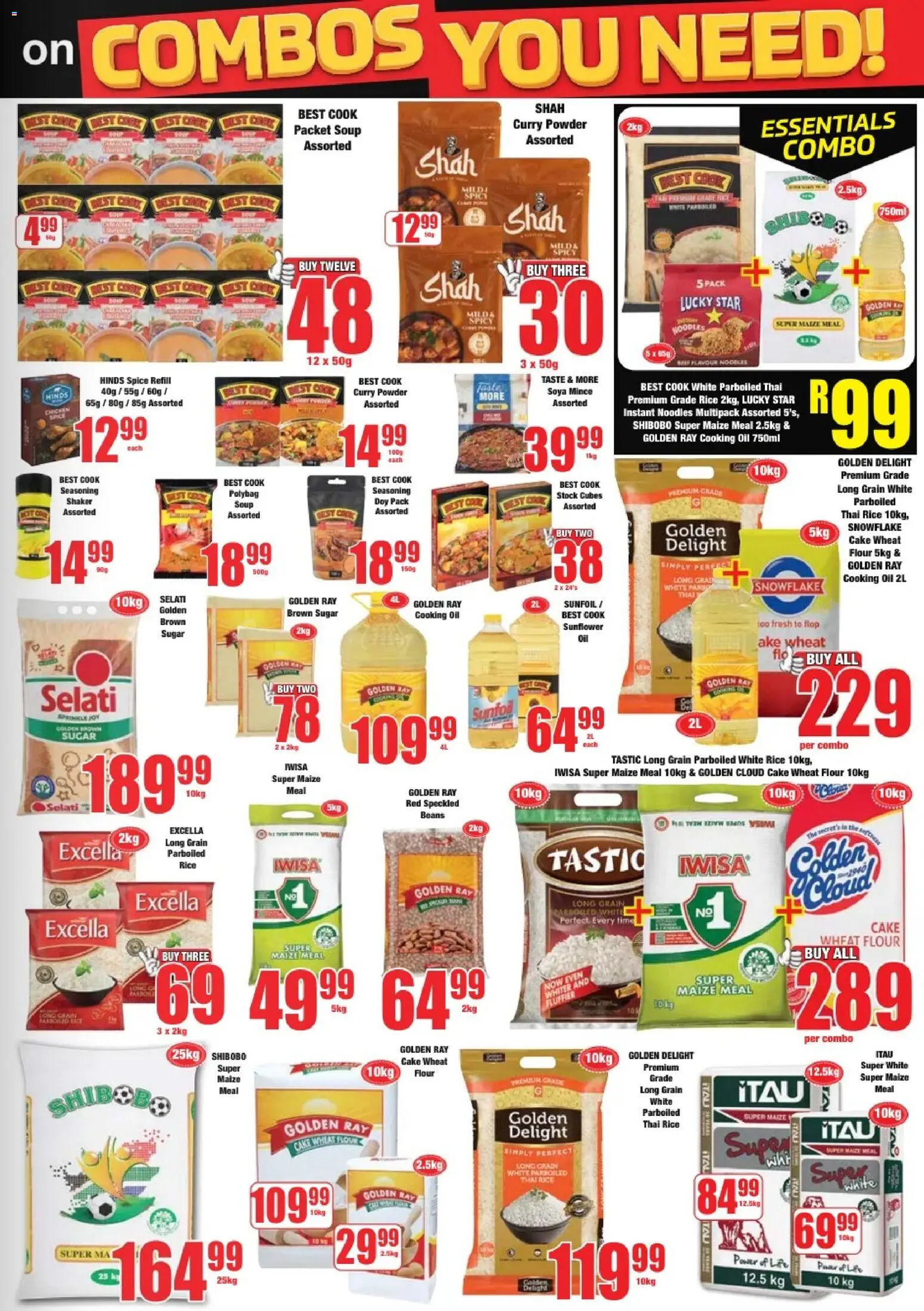 New Boxer catalogue – valid from 09.03.2026 | Page: 7 | Products: Powder, Rice, Noodles, Curry powder