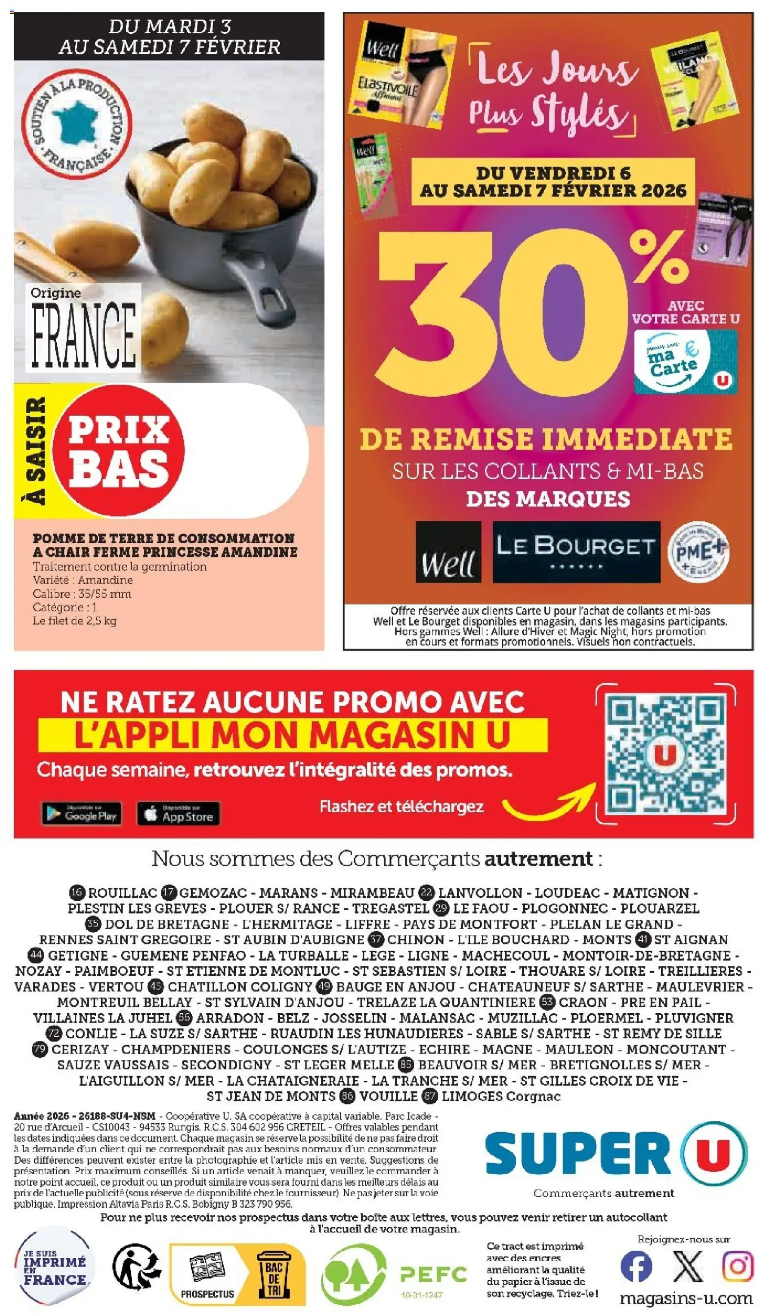 {H1} | Page: 36 | Produits: Pomme, Pomme de terre, Pomme de terre de consommation, Store