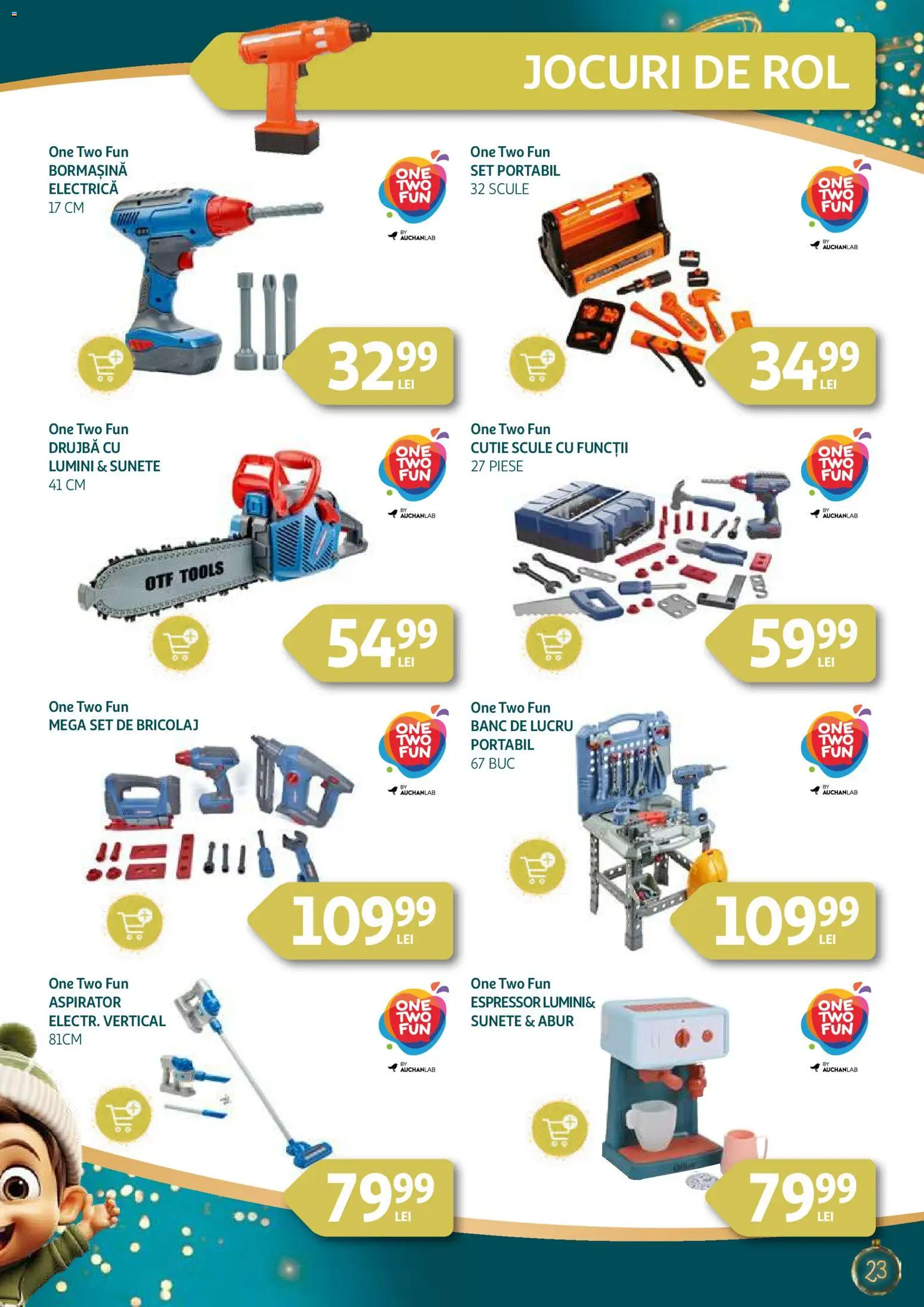 Noul catalog Auchan – valabil de la 26.11.2025 | Pagină: 23 | Produse: Espressor, Aspirator, Cutie