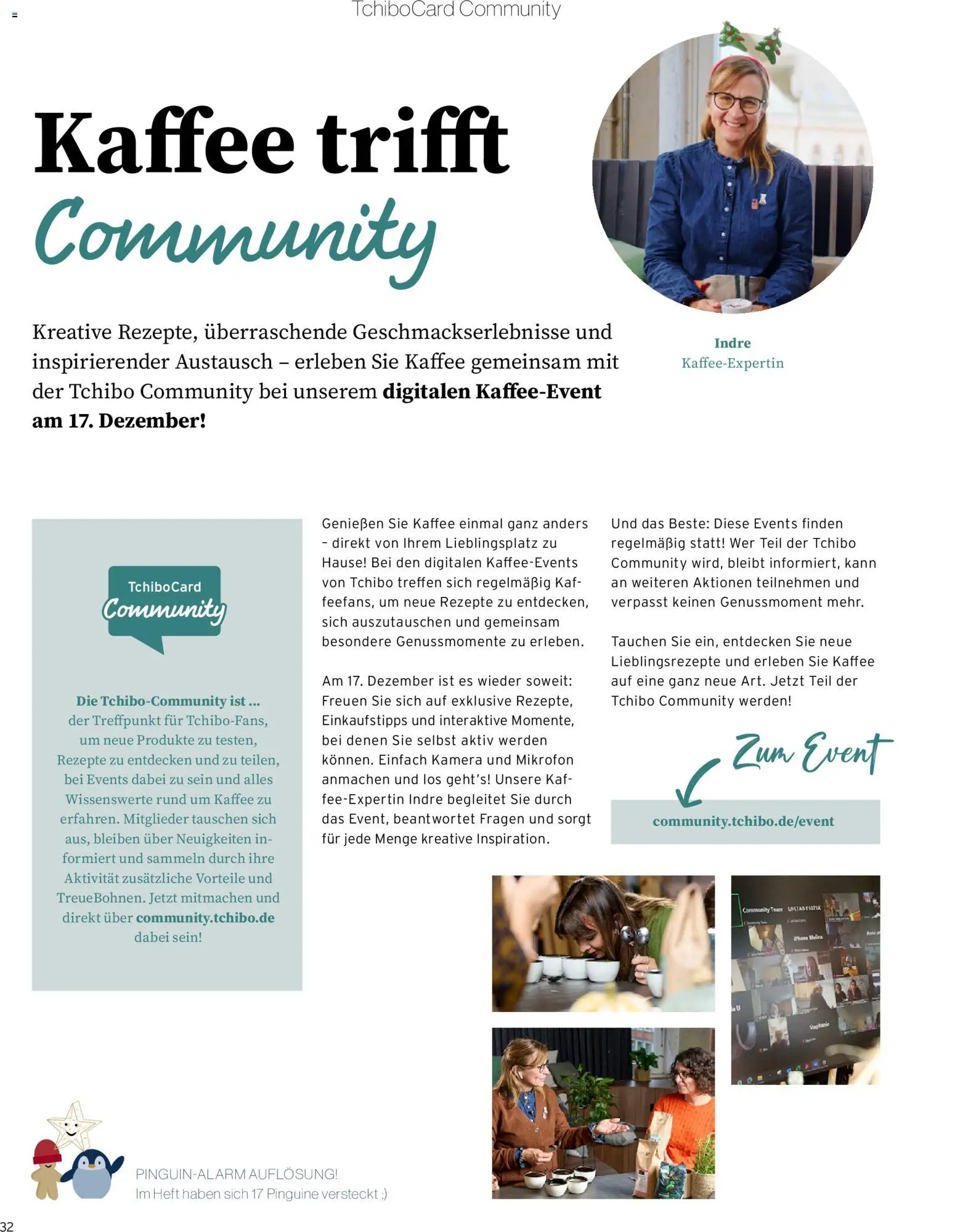 Tchibo Katalog Moment – gültig ab 01.12.2025 | Seite: 32 | Produkte: Kamera, Mikrofon, Kaffee