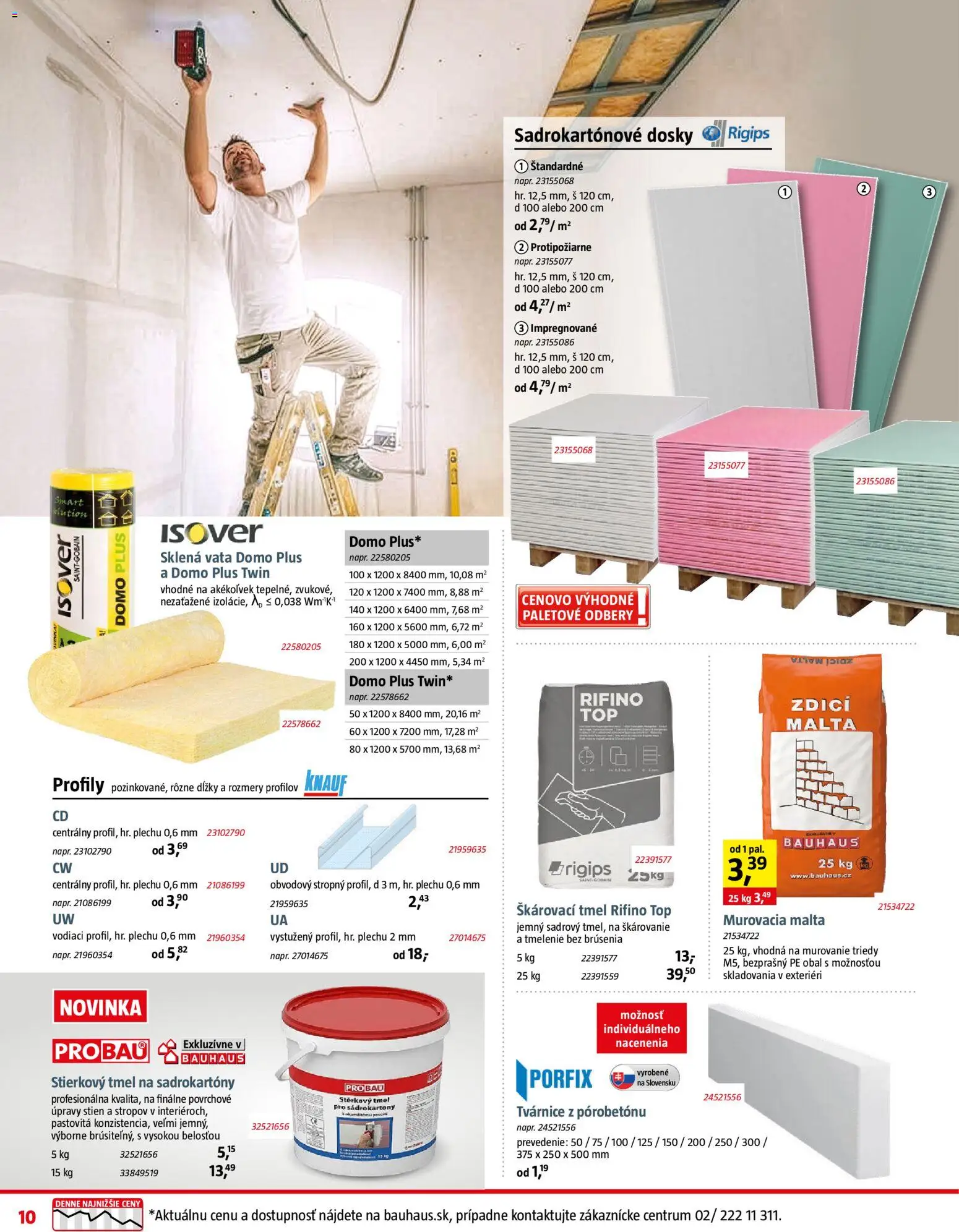 Nové Bauhaus akcie – leták je platný od 09.02.2026 | Strana: 10 | Produkty: Porfix