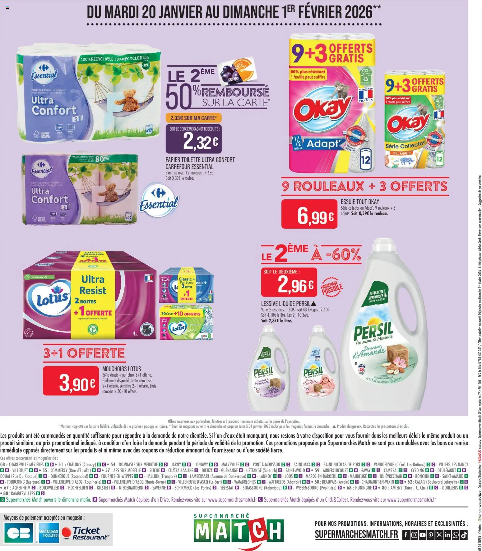 {H1} | Page: 20 | Produits: Savon de marseille, Papier toilette, Portes, Lessive