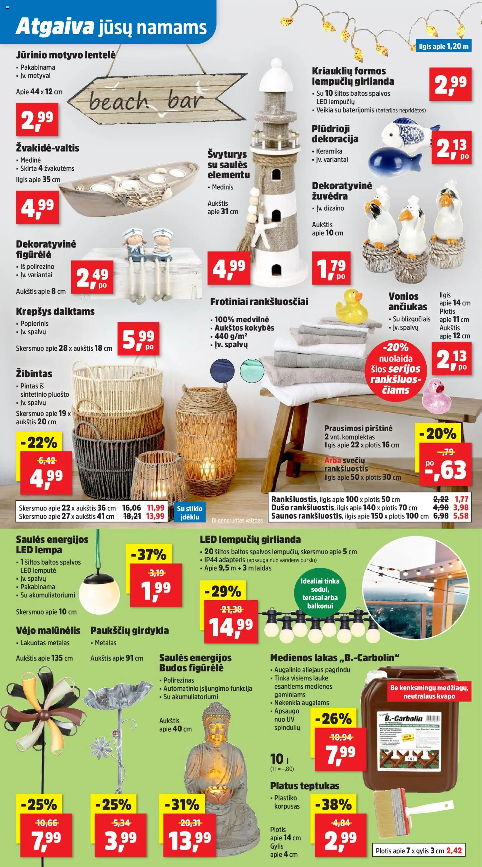 Thomas Philipps akcijos nuo 20.04.2026 | Puslapis: 9 | Prekių: Malūnėlis, Rankšluostis, Teptukas, Krepšys