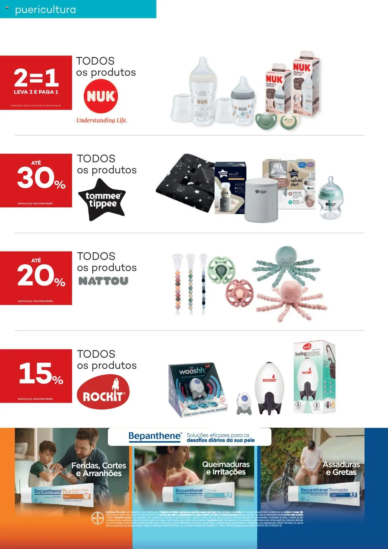 Well’s folheto │ válido de 19.08.2025 | Página: 10 | Produtos: Agua, Fraldas, Pomada, Creme