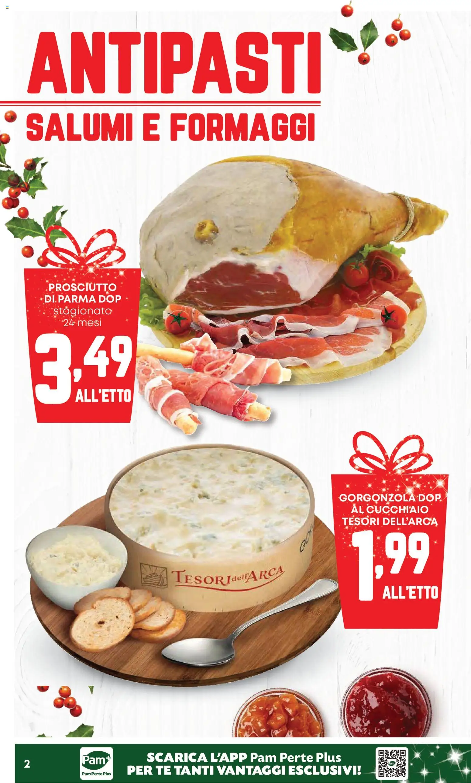 Volantino Panorama del 20.11.2025 | Pagina: 2 | Prodotti: Prosciutto di Parma, Tè, Prosciutto, Gorgonzola