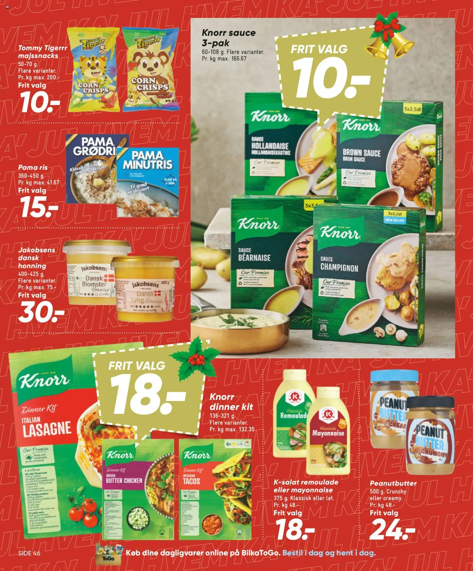 Bilka tilbudsavis – gyldig fra 28.11.2025 | Side: 55 | Produkter: Champignon, Ris, Remoulade, Carpete