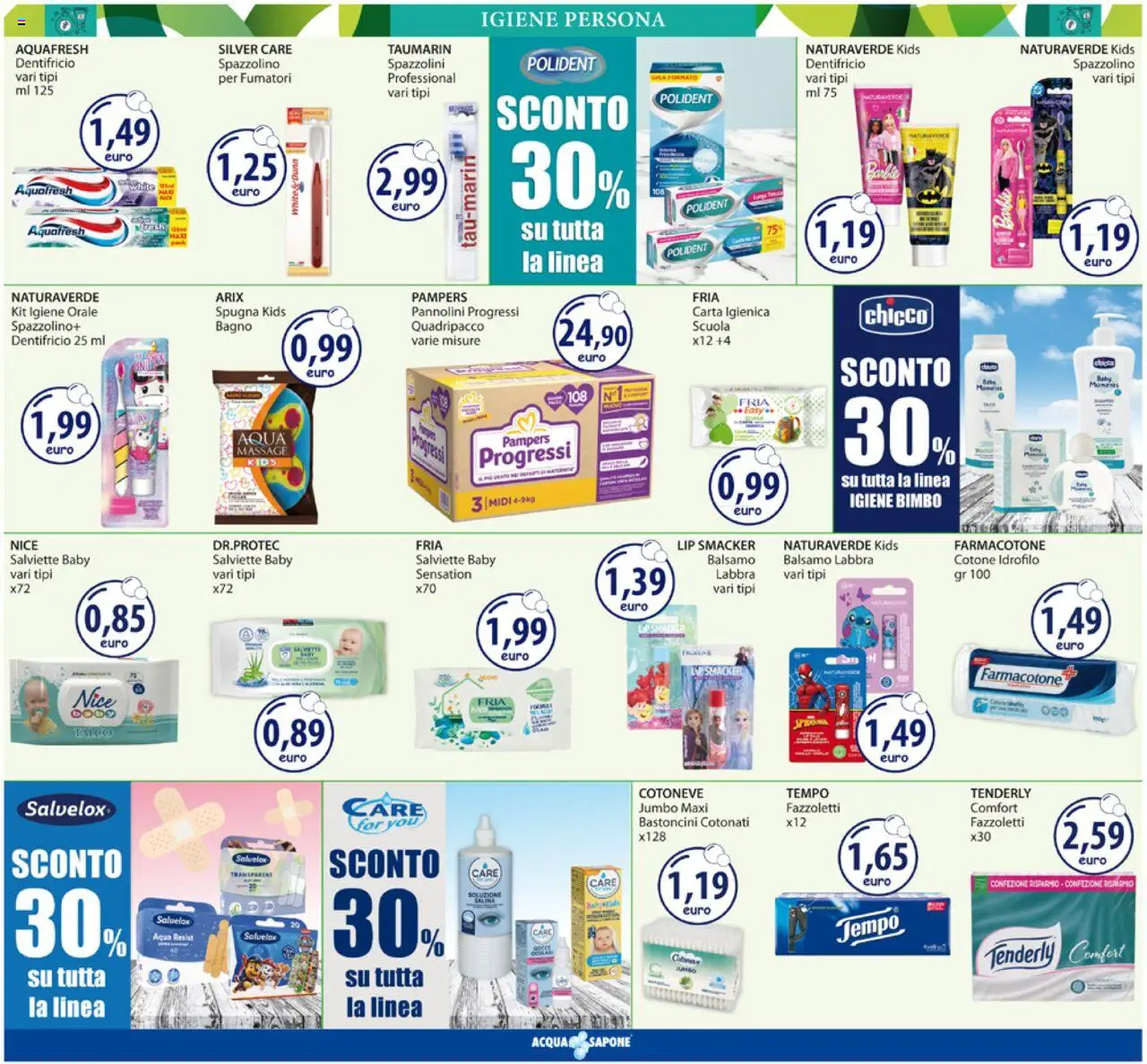 Volantino Acqua e Sapone del 22.09.2025 | Pagina: 9 | Prodotti: Balsamo, Dentifricio, Fazzoletti, Bagno