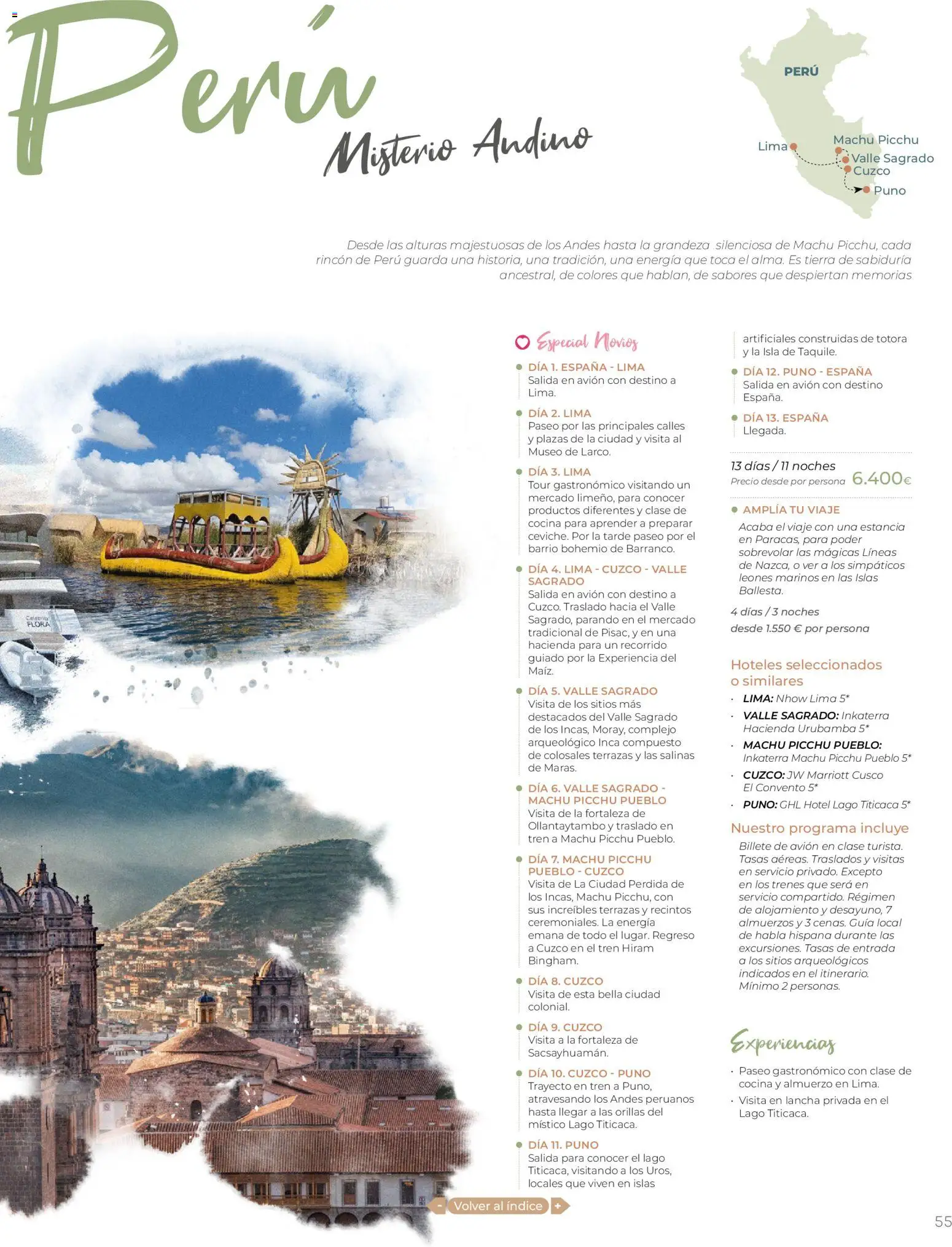 Viajes El Corte Inglés - Catálogo Tourmundial Premium │ válido desde el 01.01.2026 | Página: 57 | Productos: Lima, Cocina