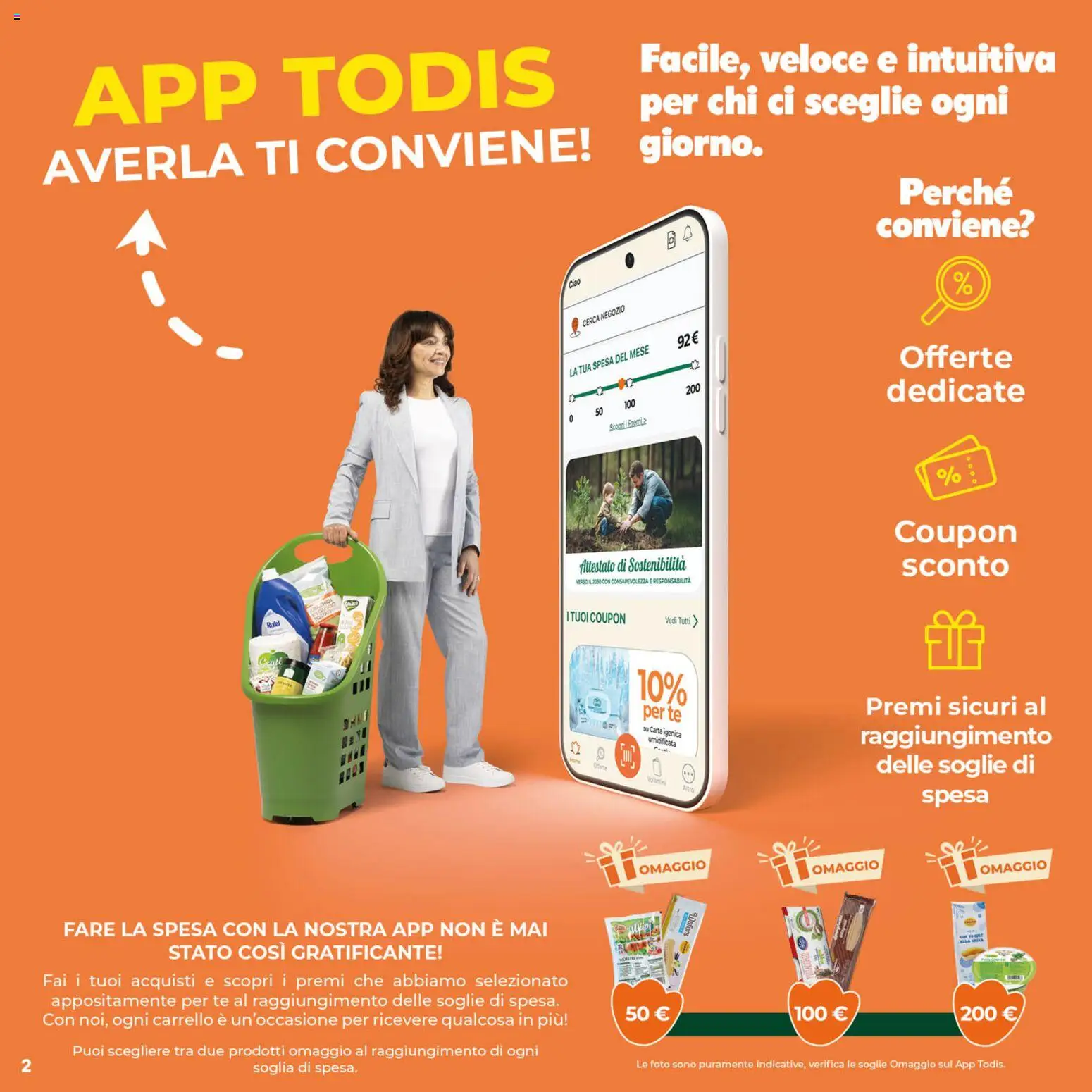 Volantino Todis del 23.04.2026 | Pagina: 2 | Prodotti: Tè, Carrello