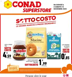 Anteprima del volantino Conad Superstore Sicilia catalogo valido a partire dal 06.11.2025
