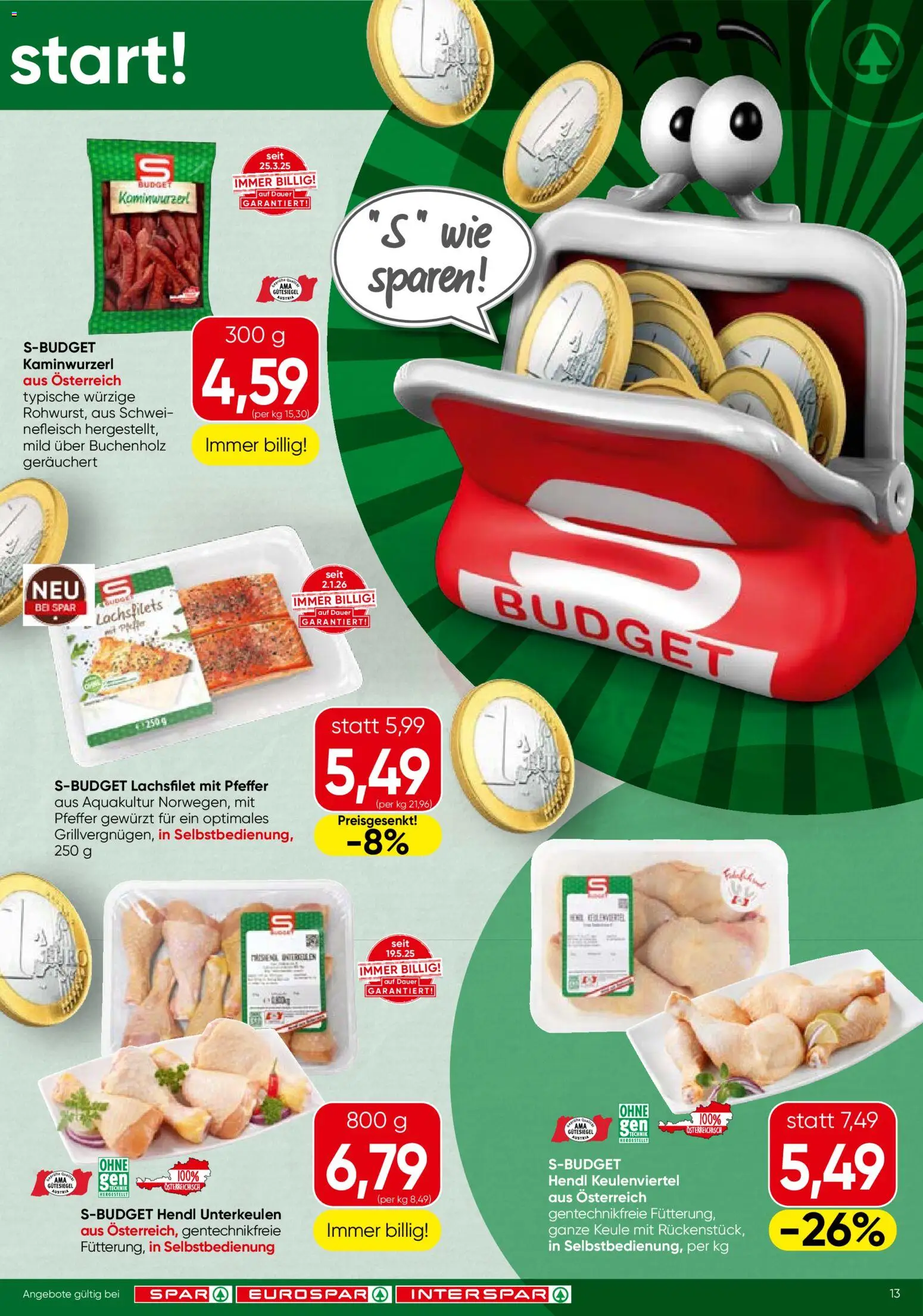 Spar Flugblatt - Vorarlberg gültig ab 22.01.2026 | Seite: 13 | Produkte: Pfeffer