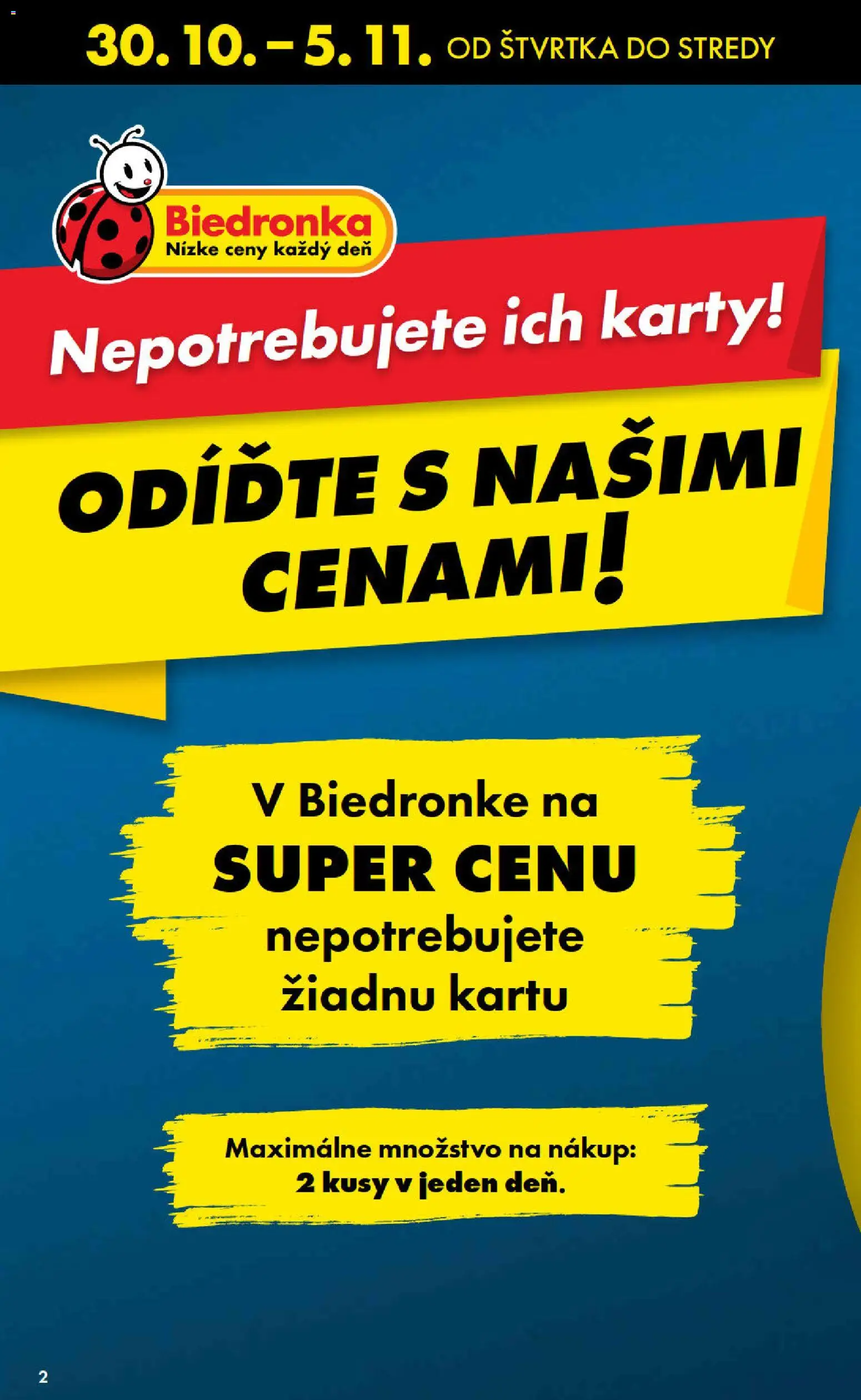 Nové Biedronka akcie – leták je platný od 30.10.2025 | Strana: 2