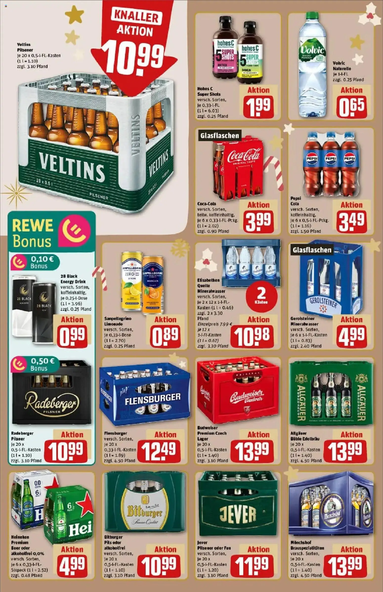 Rewe prospekt Wöllstadt	 – gültig ab 07.12.2025 | Seite: 18 | Produkte: Cola, Jever, Hohes c, Veltins
