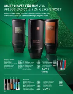 AVON Katalog Dezember 2025 ab 01.12.2025 gültig | Seite: 128 | Produkte: Shampoo, Duschgel, Körperspray