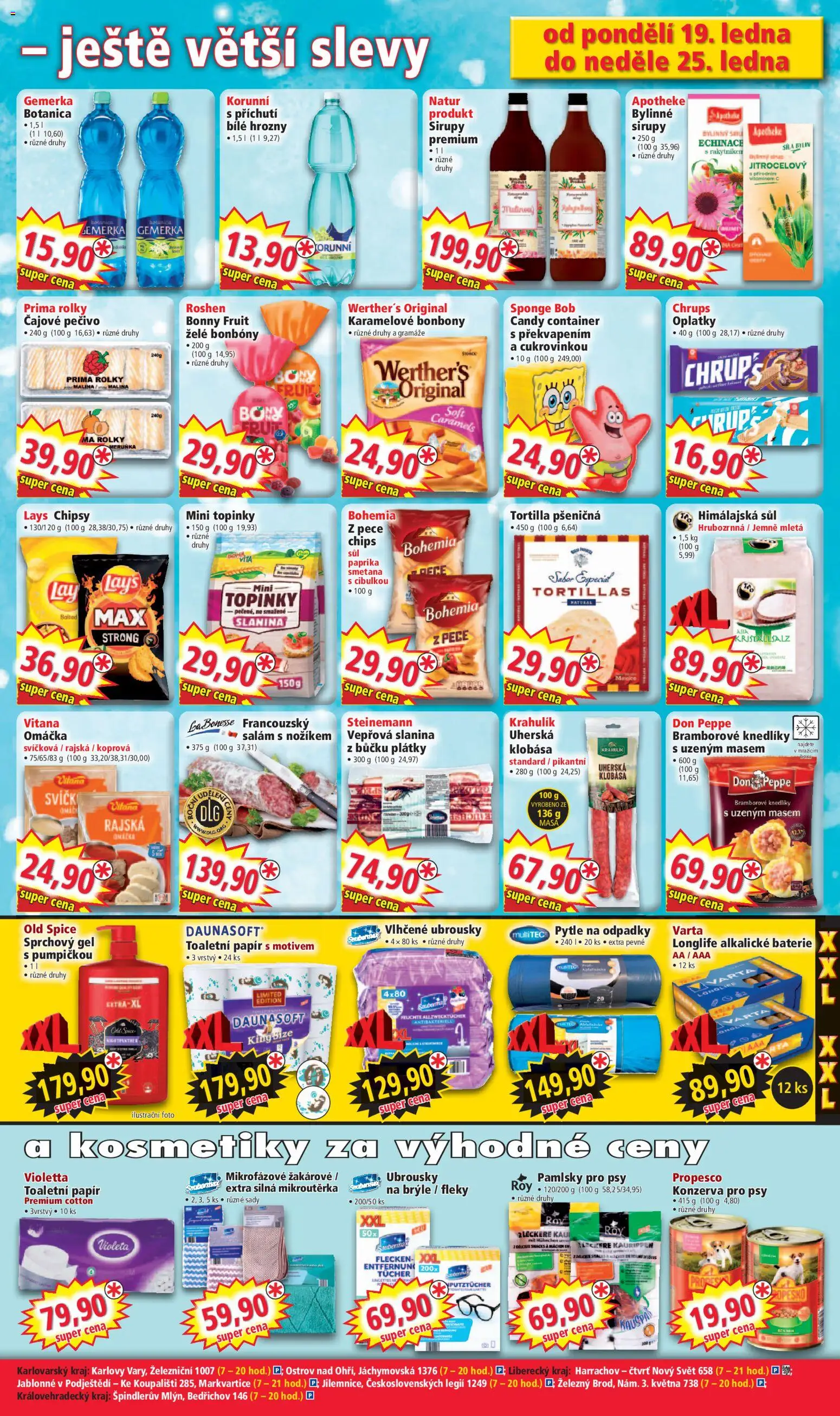 Norma leták od 19.01.2026 | Strana: 5 | Produkty: Klobása, Pečivo, Tortilla, Miš