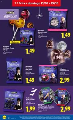 Pré-visualização Halloween Gomas Drácula, Emb. 200 g. Por tempo limitado. válido de 13.10.2025 | Página: 28