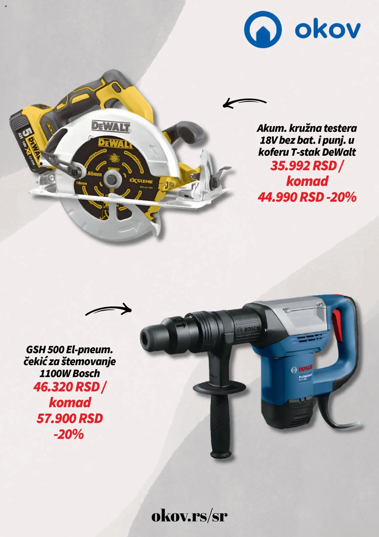 Okov katalog - važi od 01.04.2026 | Strana: 4 | Proizvode: Bosch, Čekić, Kružna testera