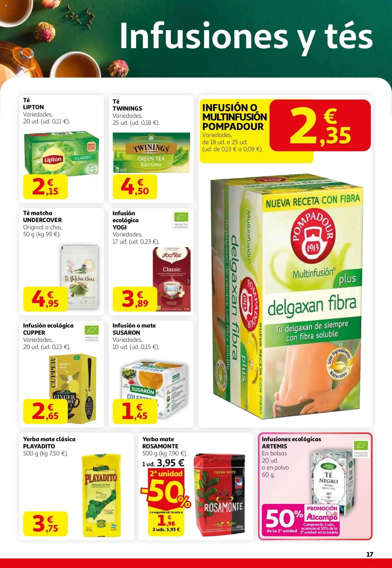 Alcampo - HP Nacional  │ válido desde el 12.02.2026 | Página: 17 | Productos: Polvo, Té