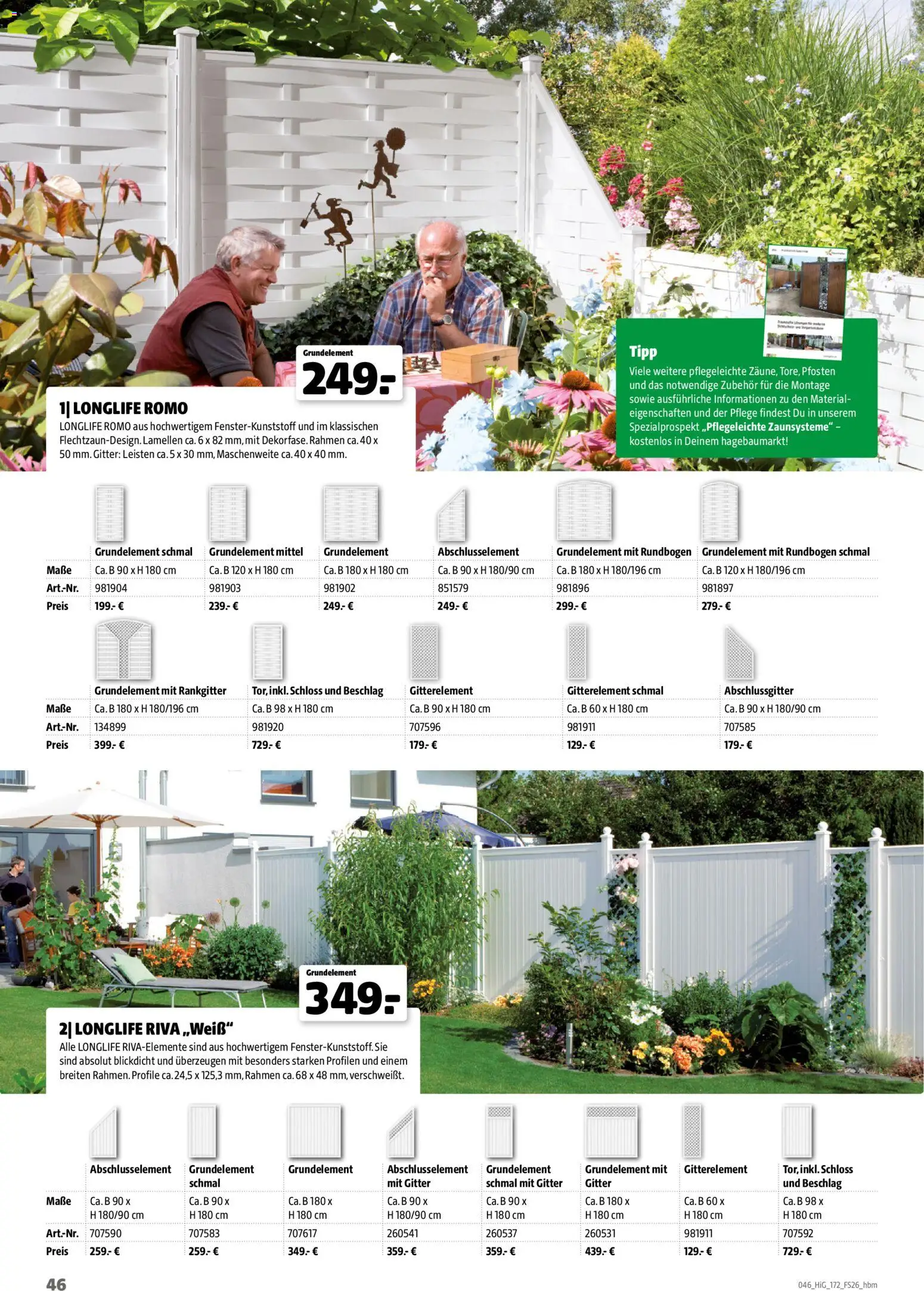 Hagebau Gartengestaltungsortiment – gültig ab 02.03.2026 | Seite: 46