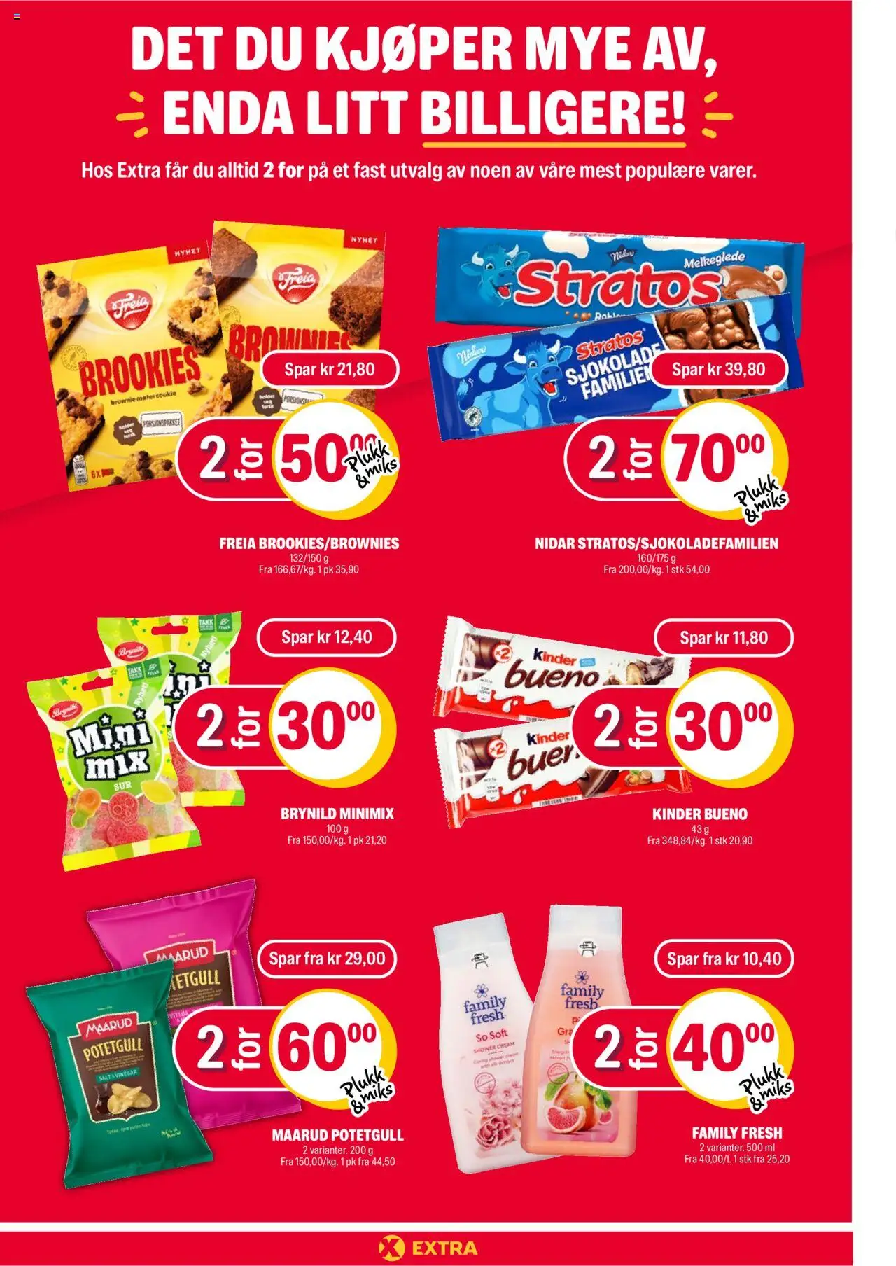  | Side: 20 | Produkter: Sjokolade, Potetgull, Față de pernă, Суміш дитяча