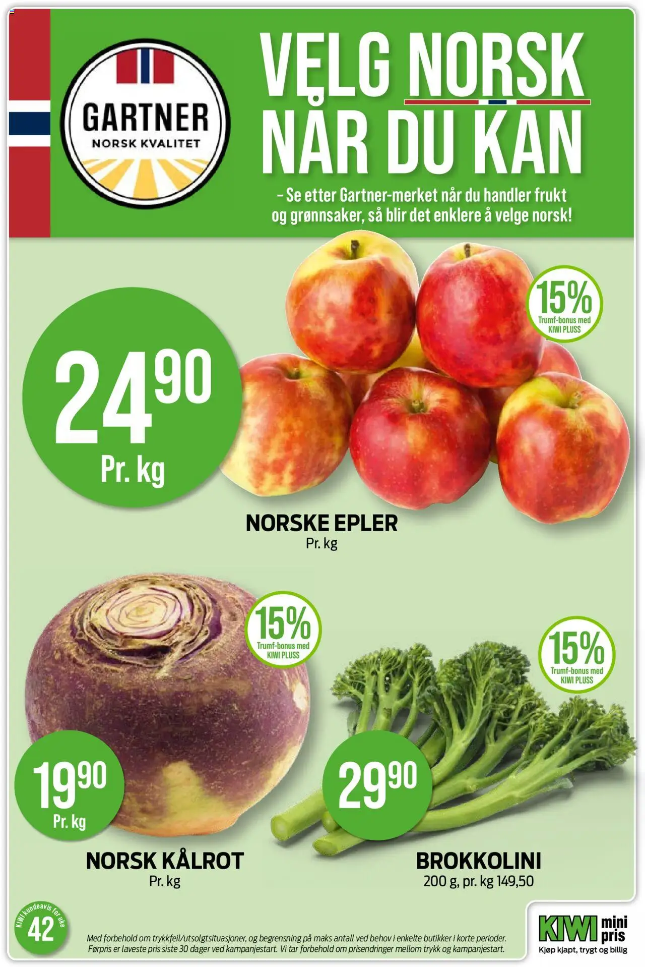 {H1} | Side: 18 | Produkter: Epler, Kiwi, Kålrot, Гриби