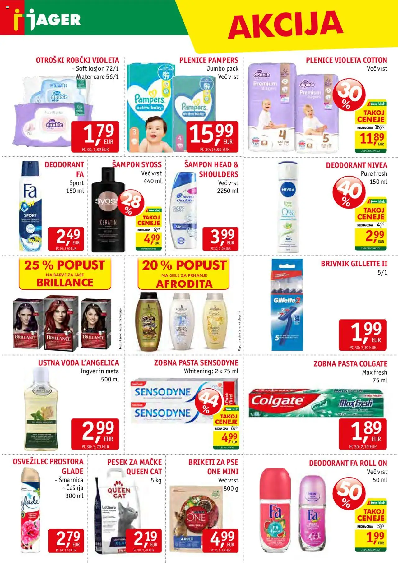 Novi Jager katalog ponudbe – veljaven od 17.09.2025 | Stran: 14 | Izdelki: Βαλσάμικο ξύδι, Deodorant, Zobna pasta, Voda