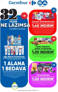 06.11.2025 tarihinden itibaren geçerli olan CarrefourSA kataloğu önizlemesi