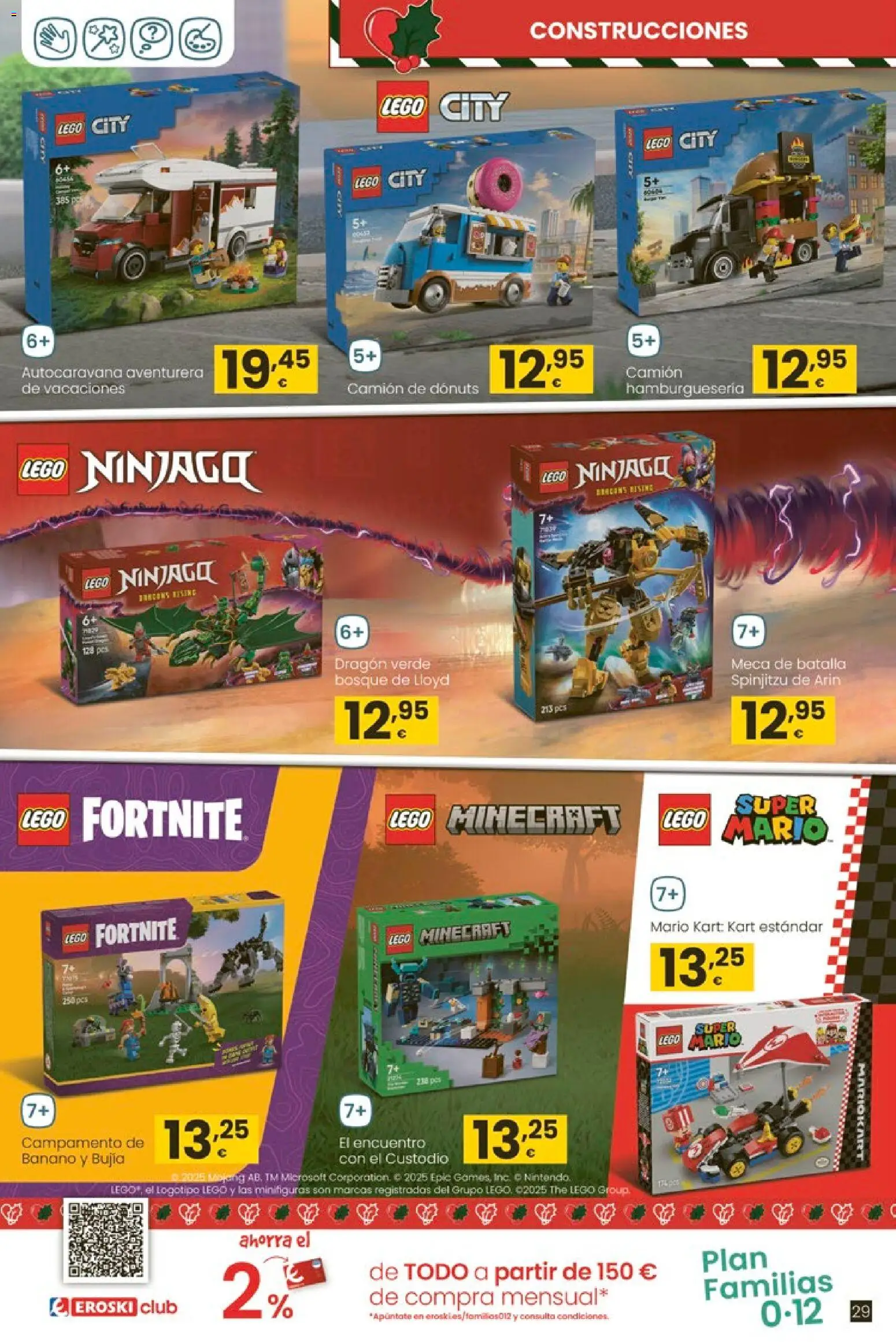 Eroski - Juguetes │ válido desde el 06.11.2025 | Página: 29 | Productos: Nintendo, PC, Donuts