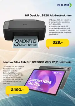Forhåndsvisning av Elkjøp kundeavis gyldig fra 17.03.2026 | Side: 4 | Produkter: Nettbrett